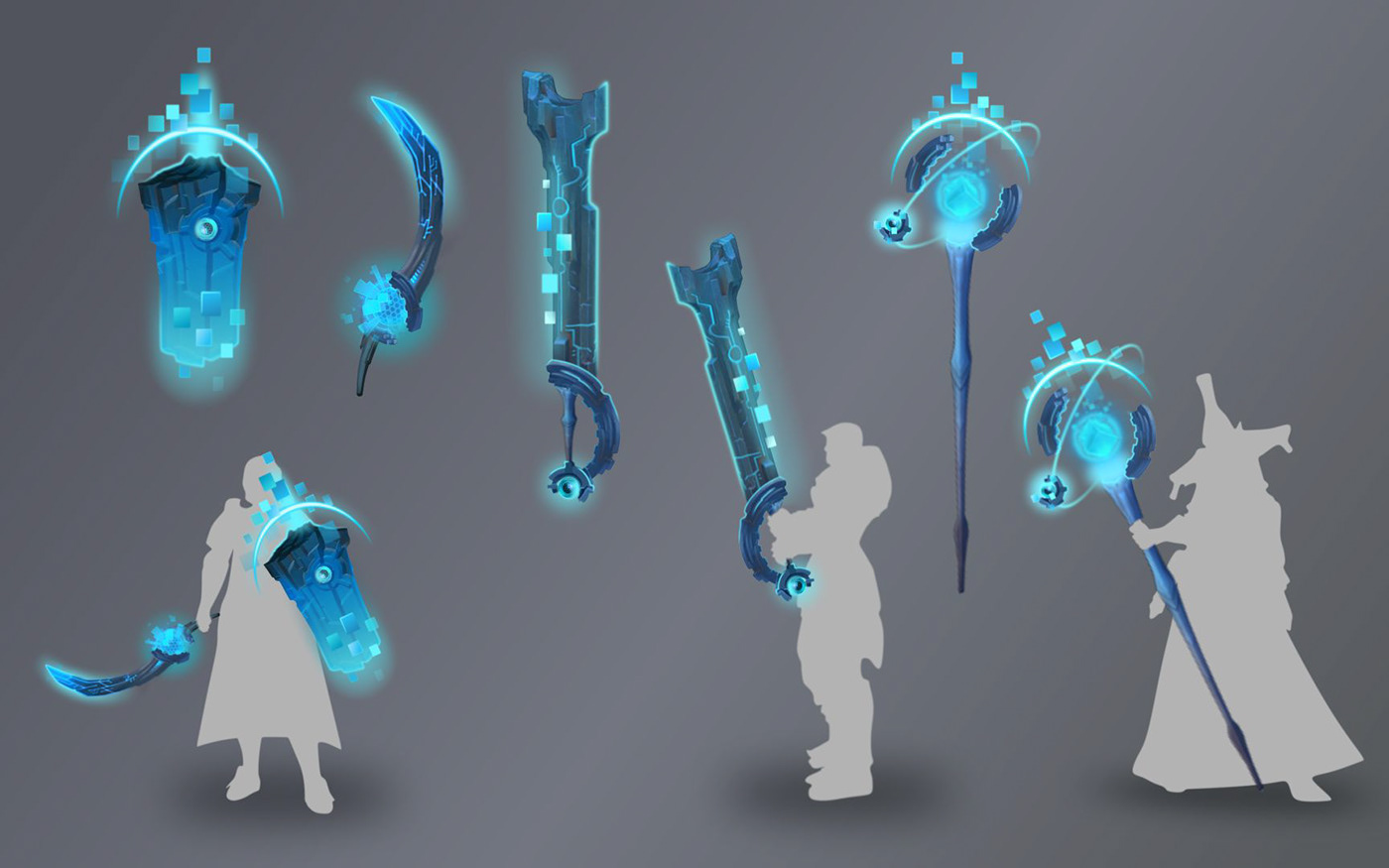Концепт сета оружия/Weapon set concept — Изображение №16 — Иллюстрация на Dprofile