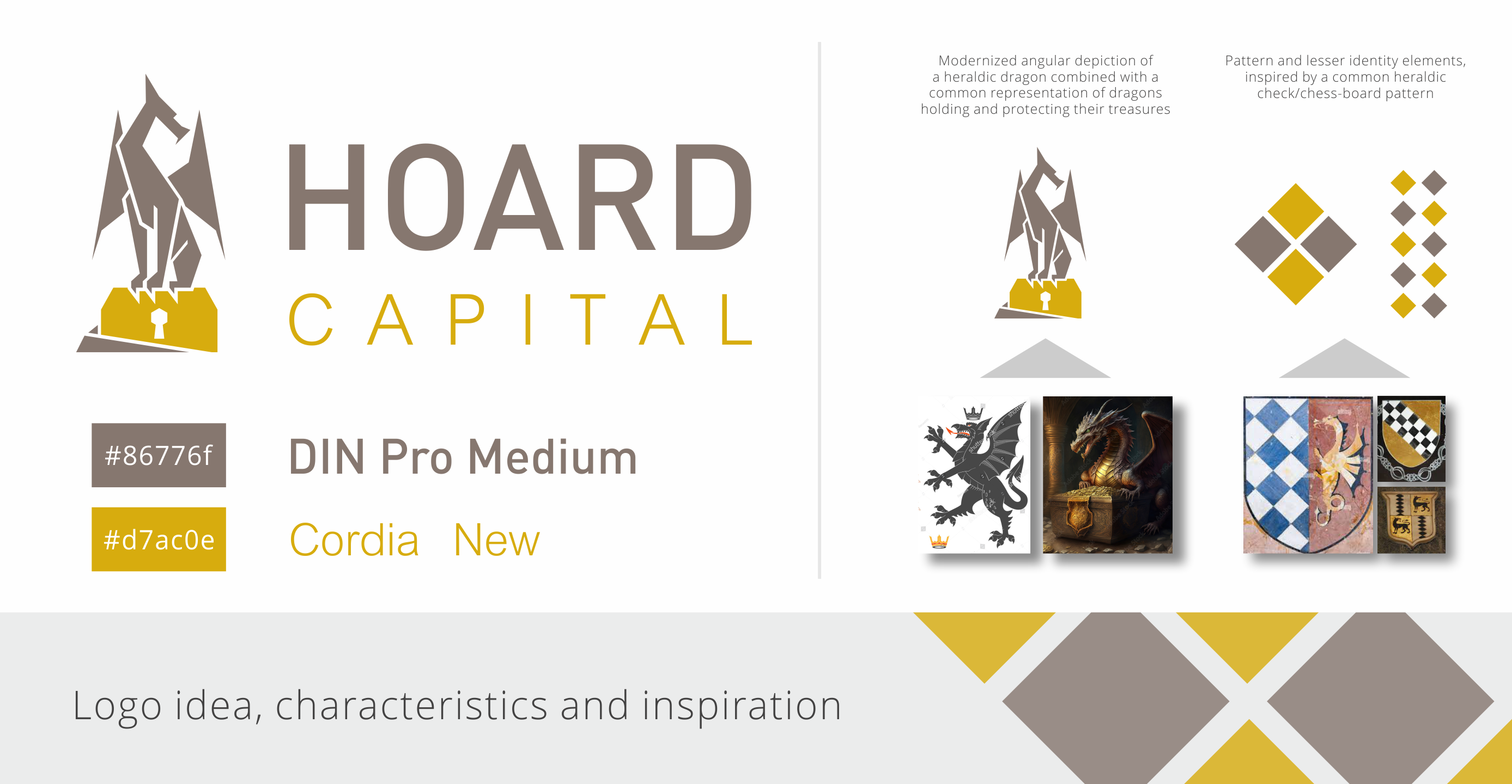 Hoard Capital (logo design practice) — Изображение №2 — Интерфейсы, Брендинг на Dprofile