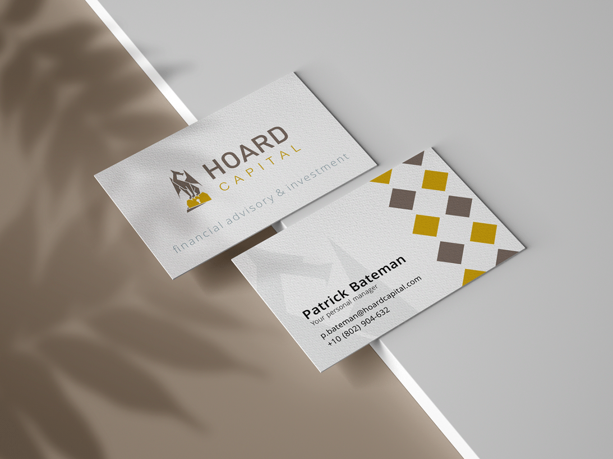 Hoard Capital (logo design practice) — Изображение №6 — Интерфейсы, Брендинг на Dprofile