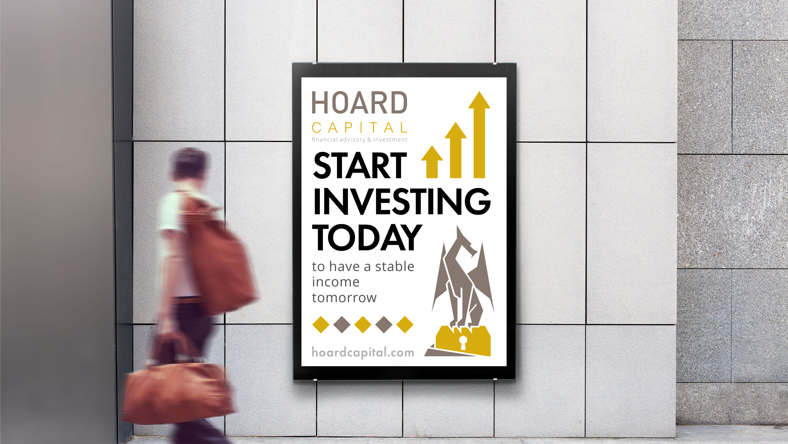 Hoard Capital (logo design practice) — Изображение №3 — Интерфейсы, Брендинг на Dprofile