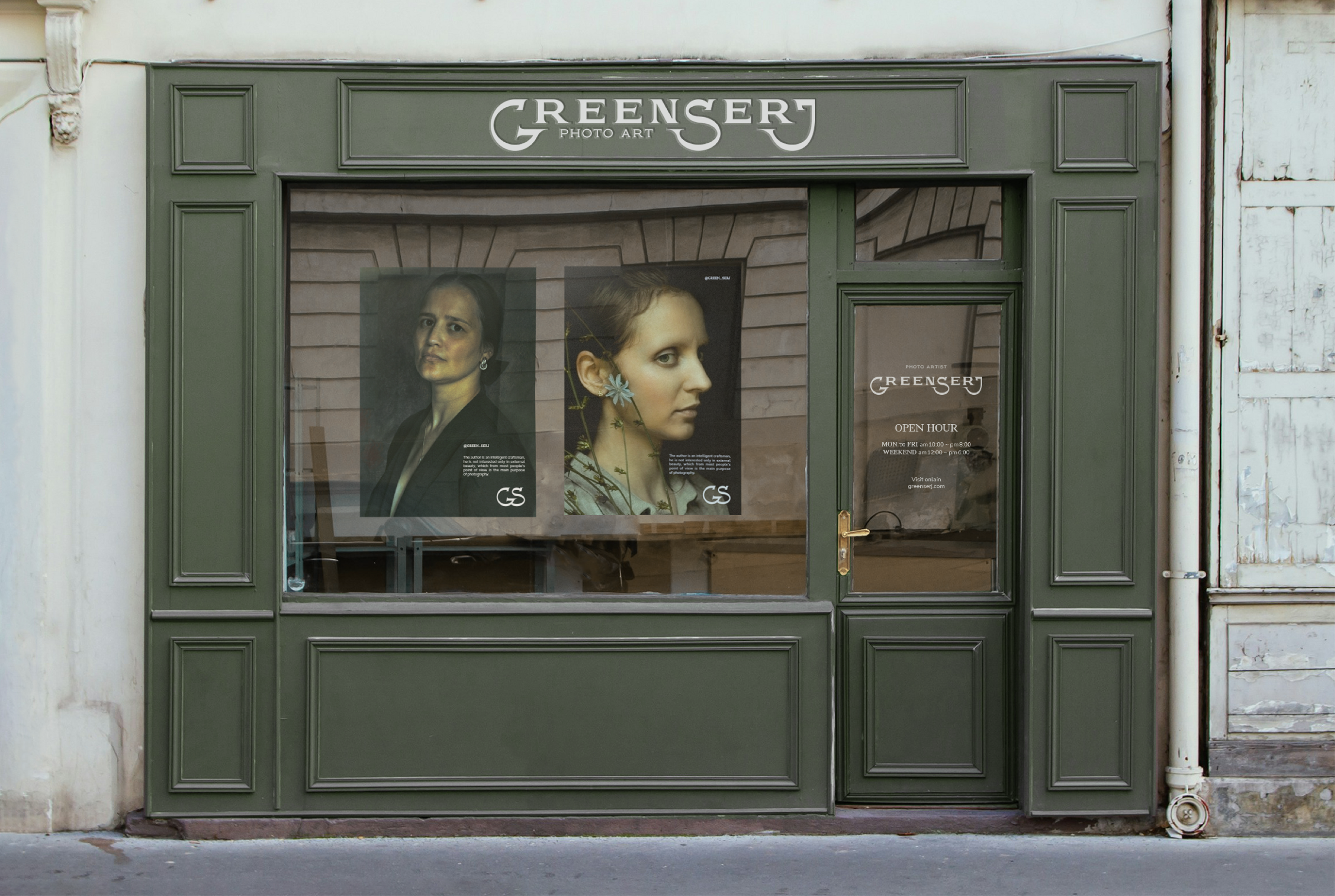 GREENSERJ. Логотип и фирменный стиль для фотохудожника — Изображение №17 — Брендинг на Dprofile