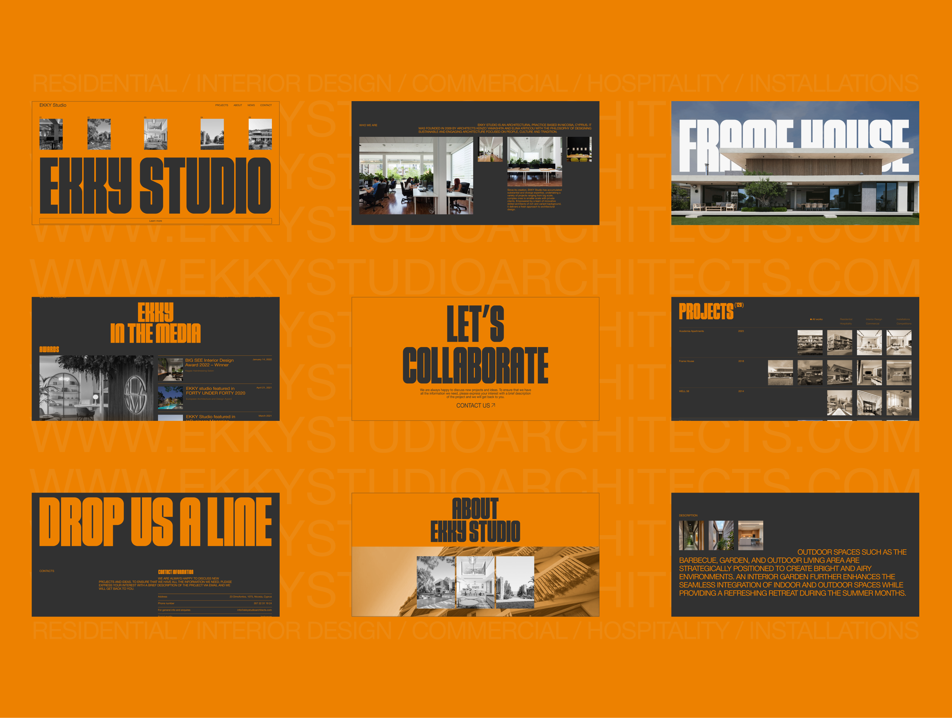 EKKY Studio | Corporate Website Redesign — Изображение №5 — Интерфейсы на Dprofile