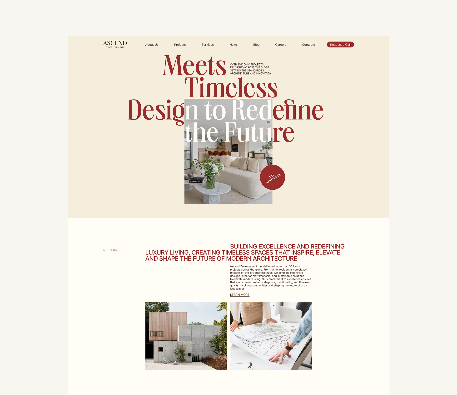 ASCEND | Corporate Website — Изображение №3 — Интерфейсы на Dprofile