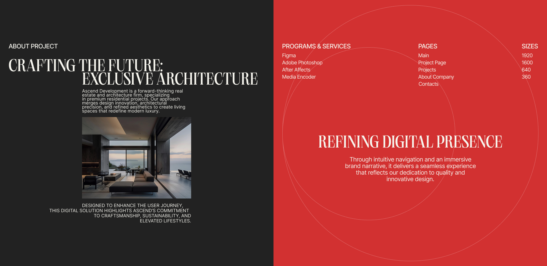 ASCEND | Corporate Website — Изображение №2 — Интерфейсы на Dprofile