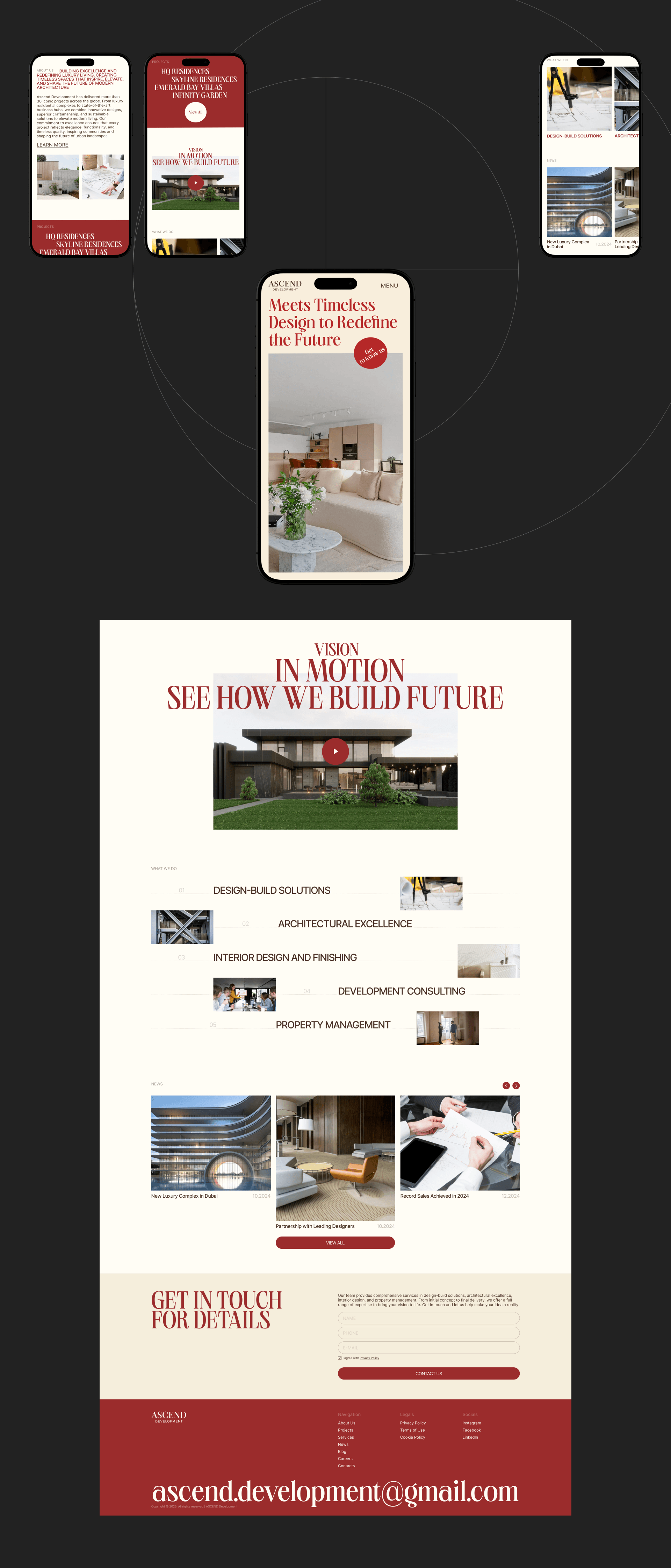 ASCEND | Corporate Website — Изображение №5 — Интерфейсы на Dprofile