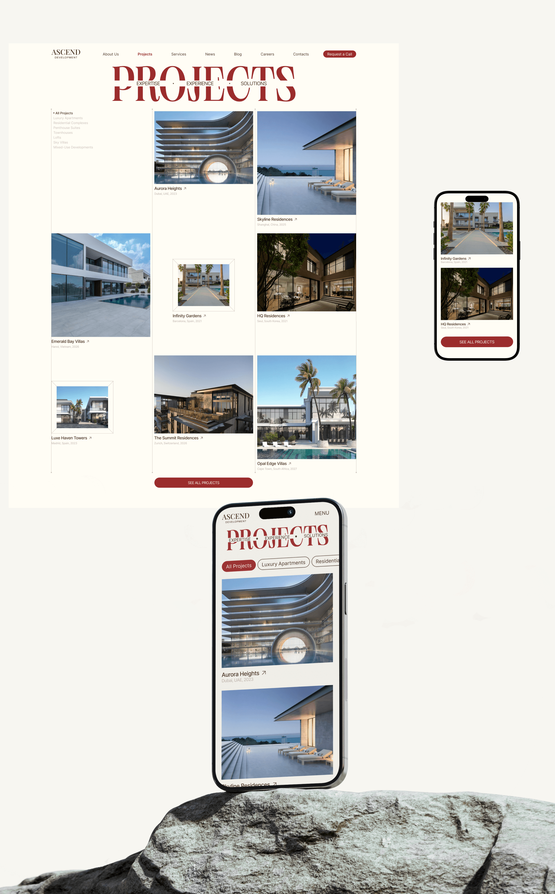 ASCEND | Corporate Website — Изображение №7 — Интерфейсы на Dprofile