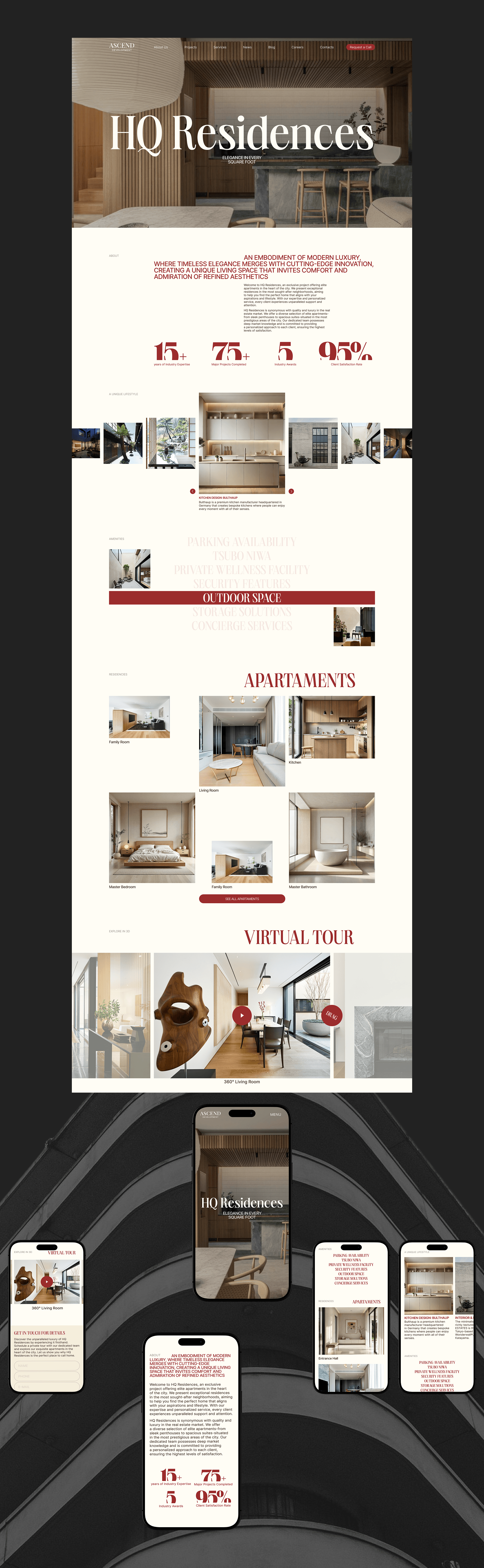 ASCEND | Corporate Website — Изображение №8 — Интерфейсы на Dprofile