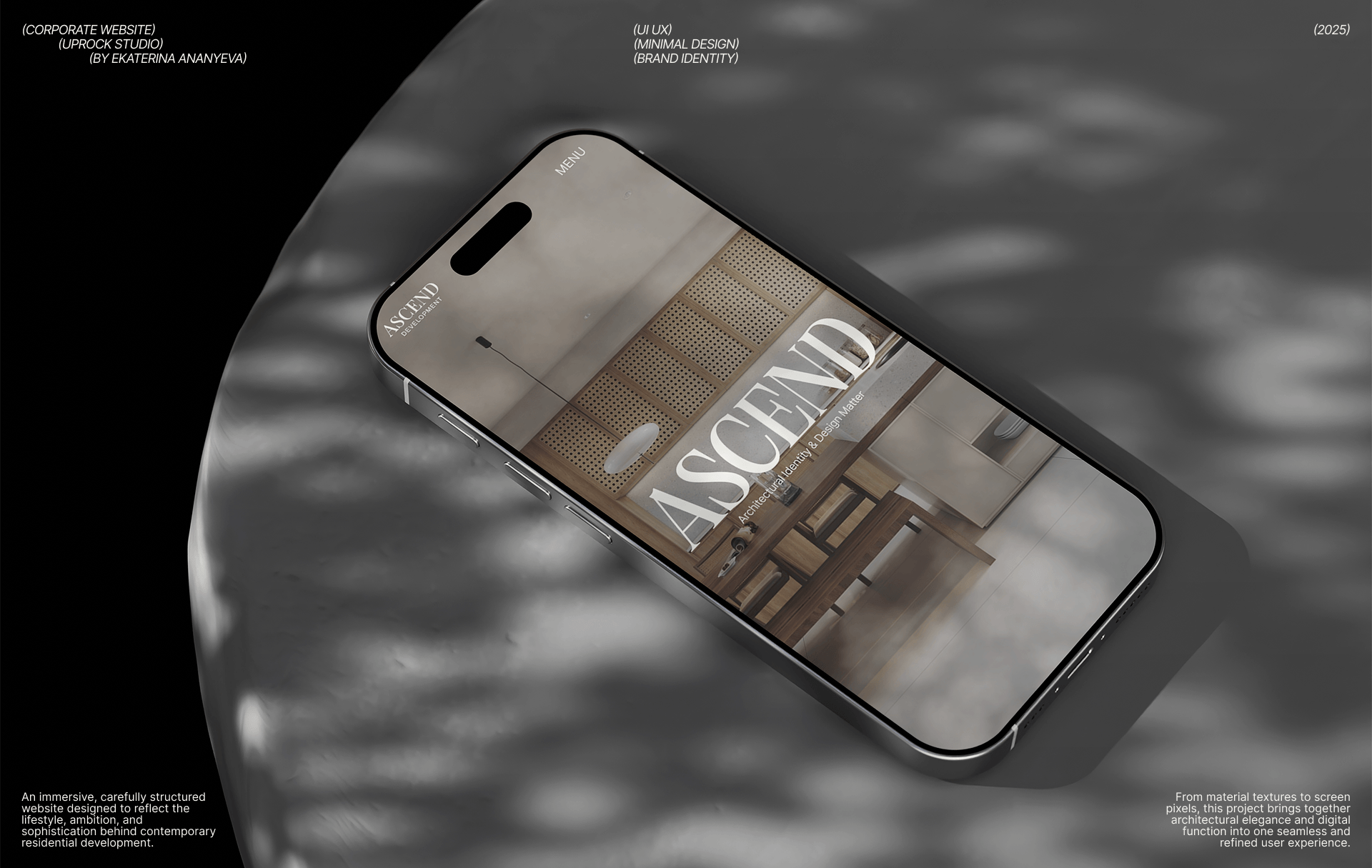ASCEND | Corporate Website — Изображение №1 — Интерфейсы на Dprofile