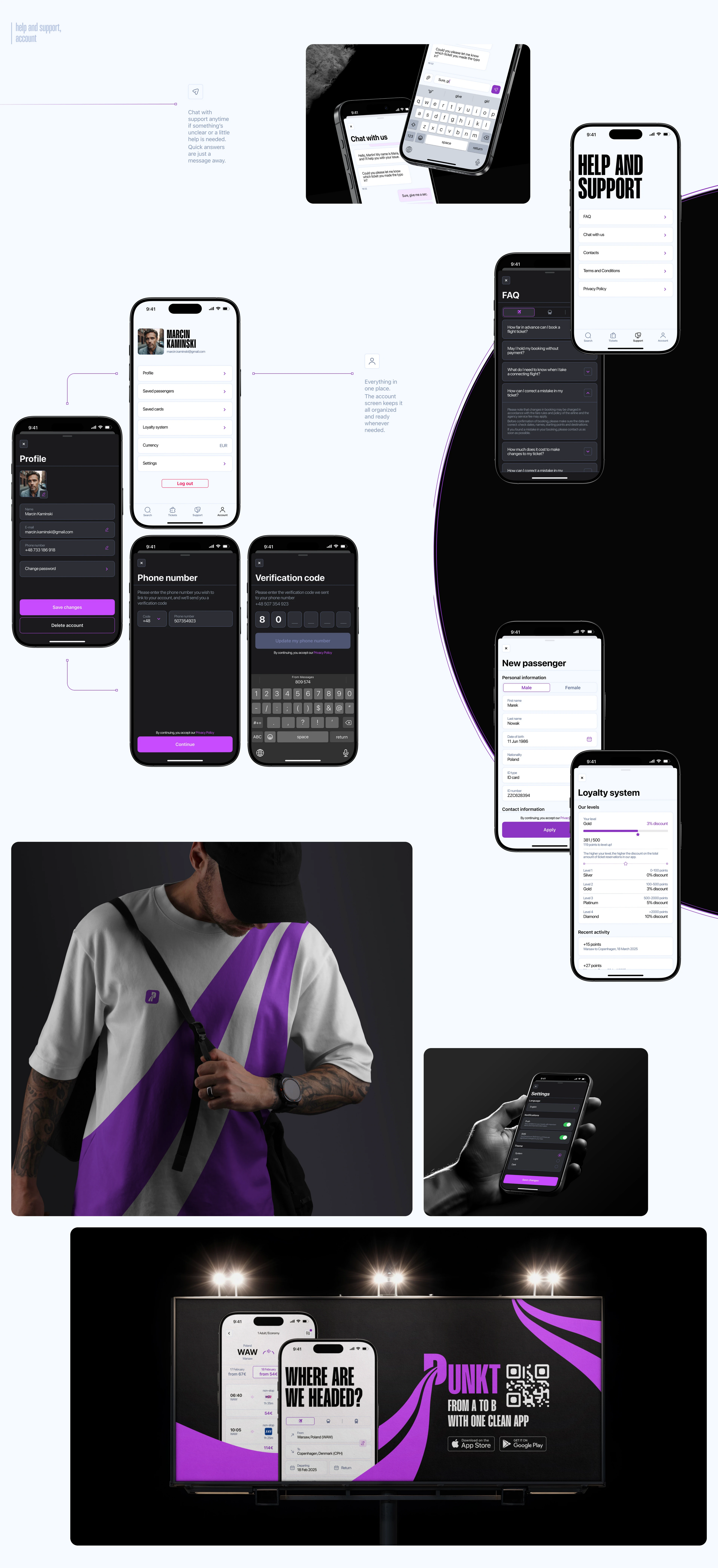PUNKT | Mobile app — Изображение №11 — Интерфейсы на Dprofile