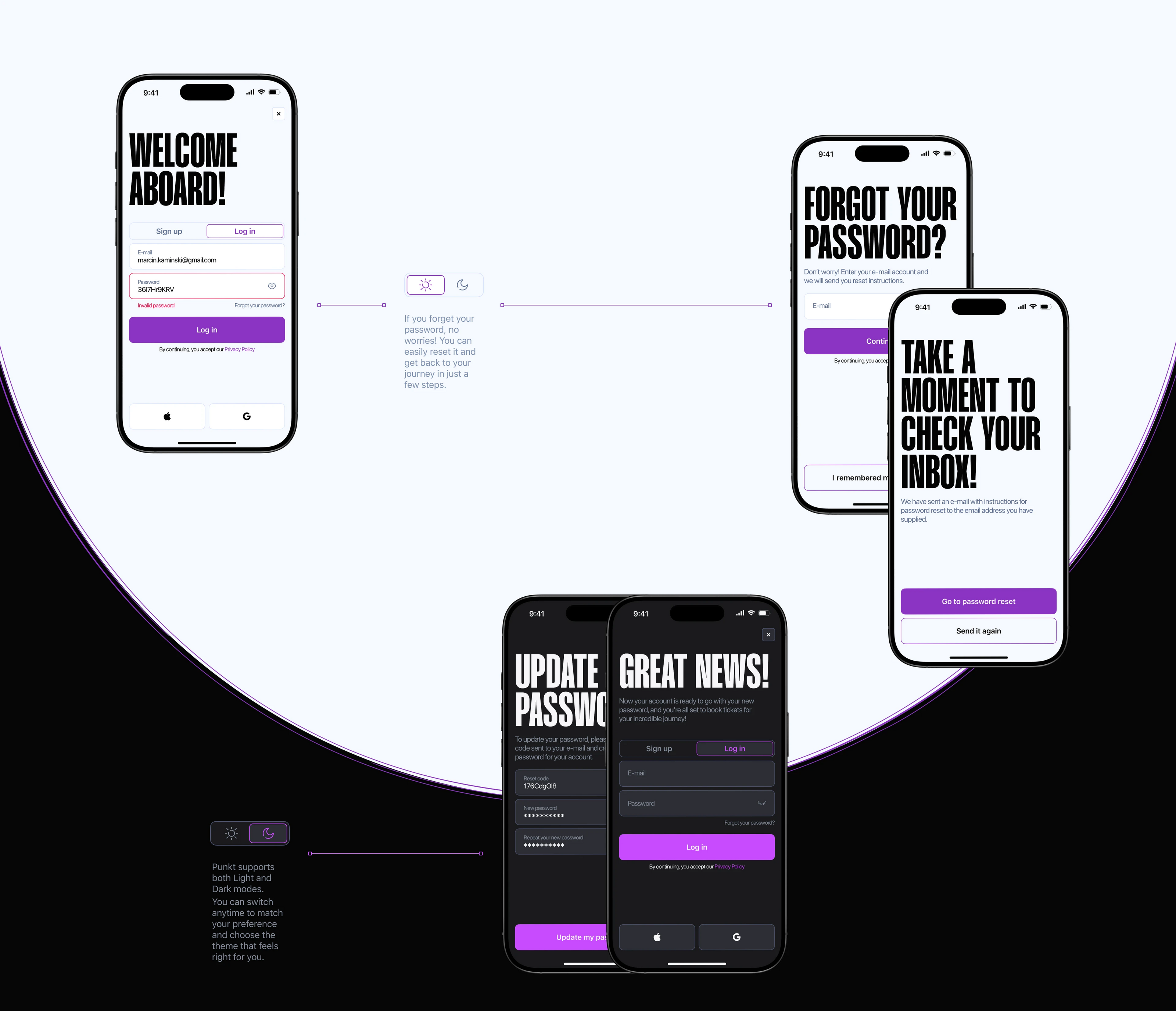 PUNKT | Mobile app — Изображение №3 — Интерфейсы на Dprofile