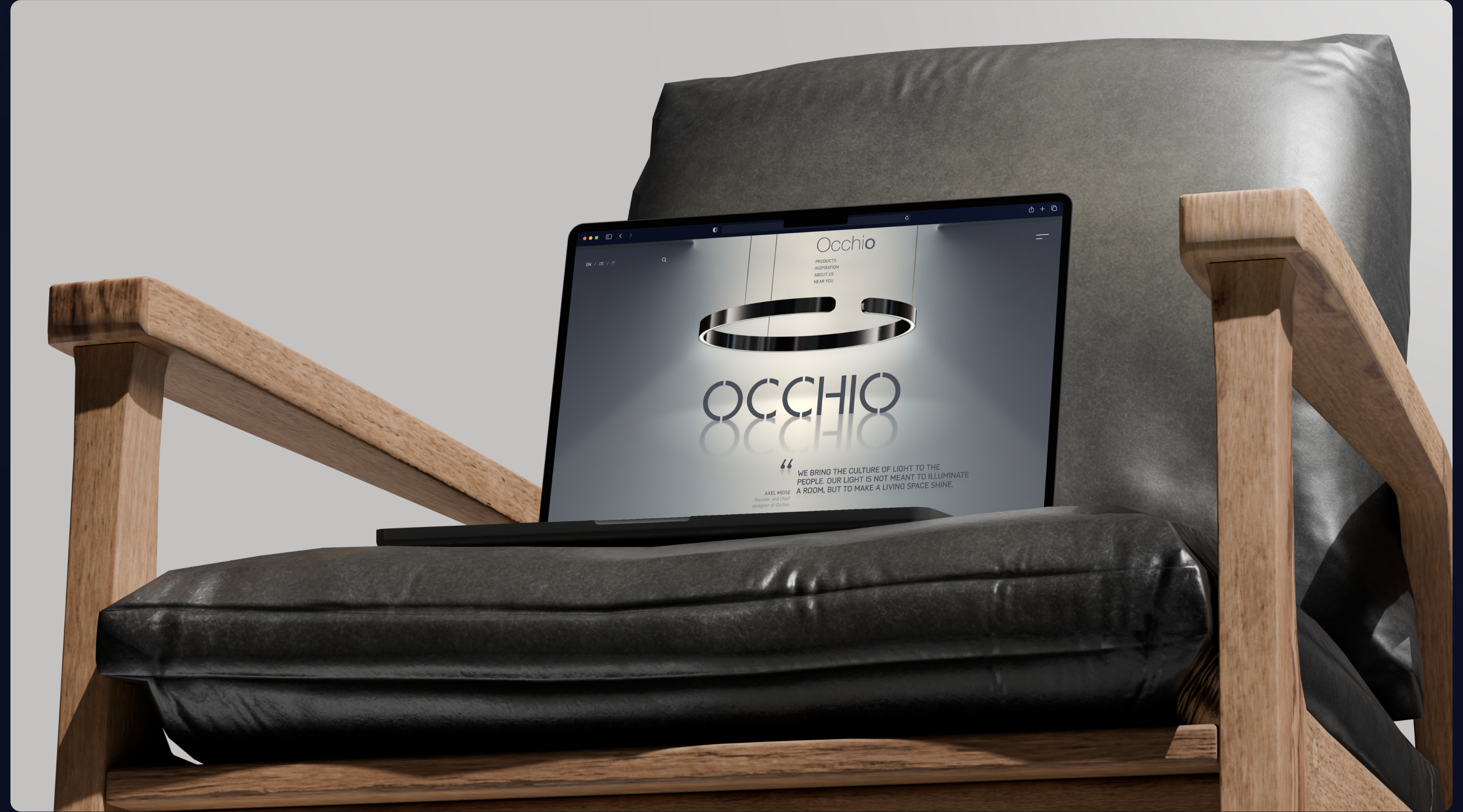 OCCHIO | Redesign concept | UX/UI design — Изображение №2 — Интерфейсы, Анимация на Dprofile