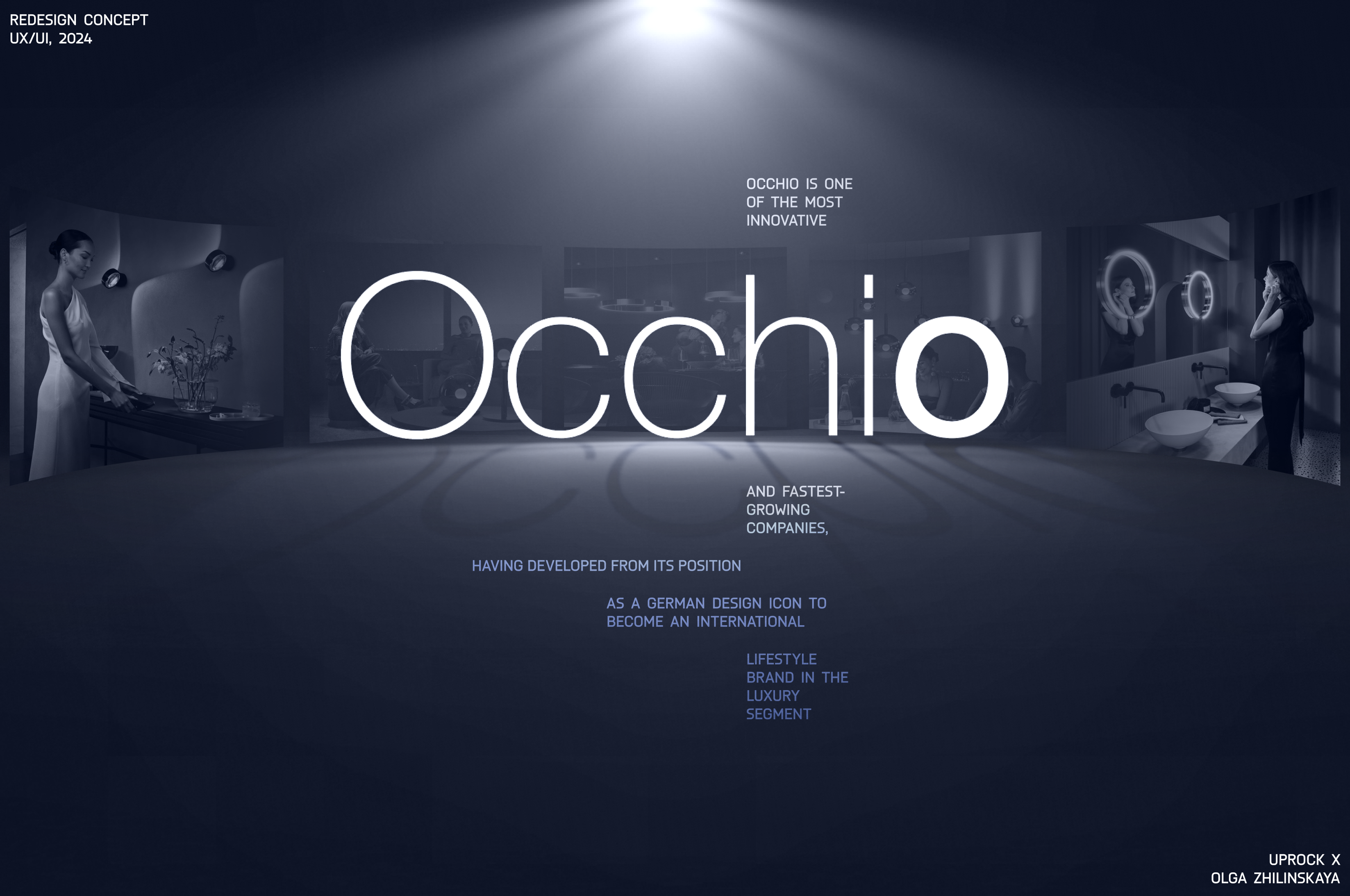 OCCHIO | Redesign concept | UX/UI design — Изображение №1 — Интерфейсы, Анимация на Dprofile