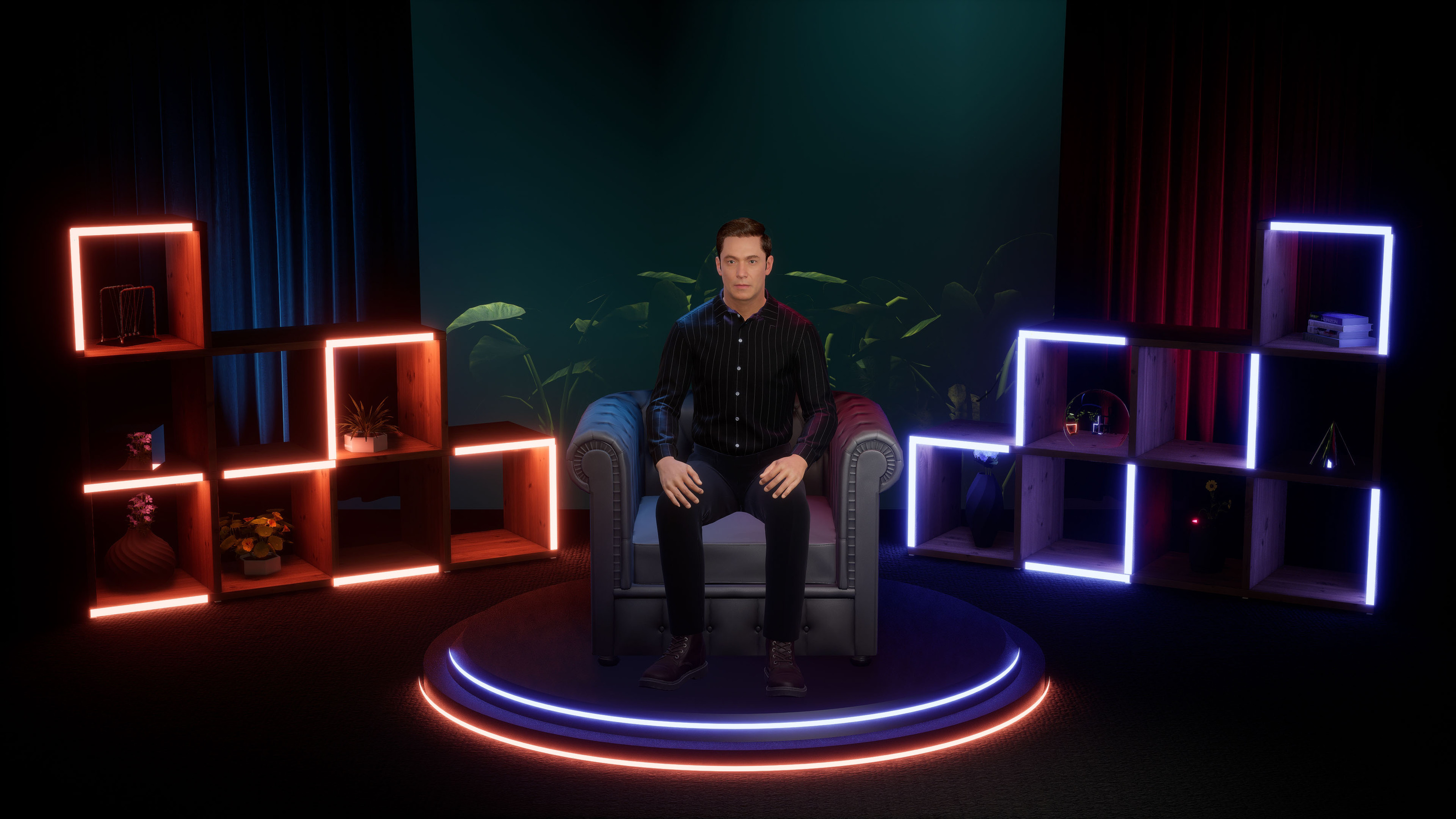 Virtual studio "Blue and Red" — Изображение №1 — Графика, 3D на Dprofile