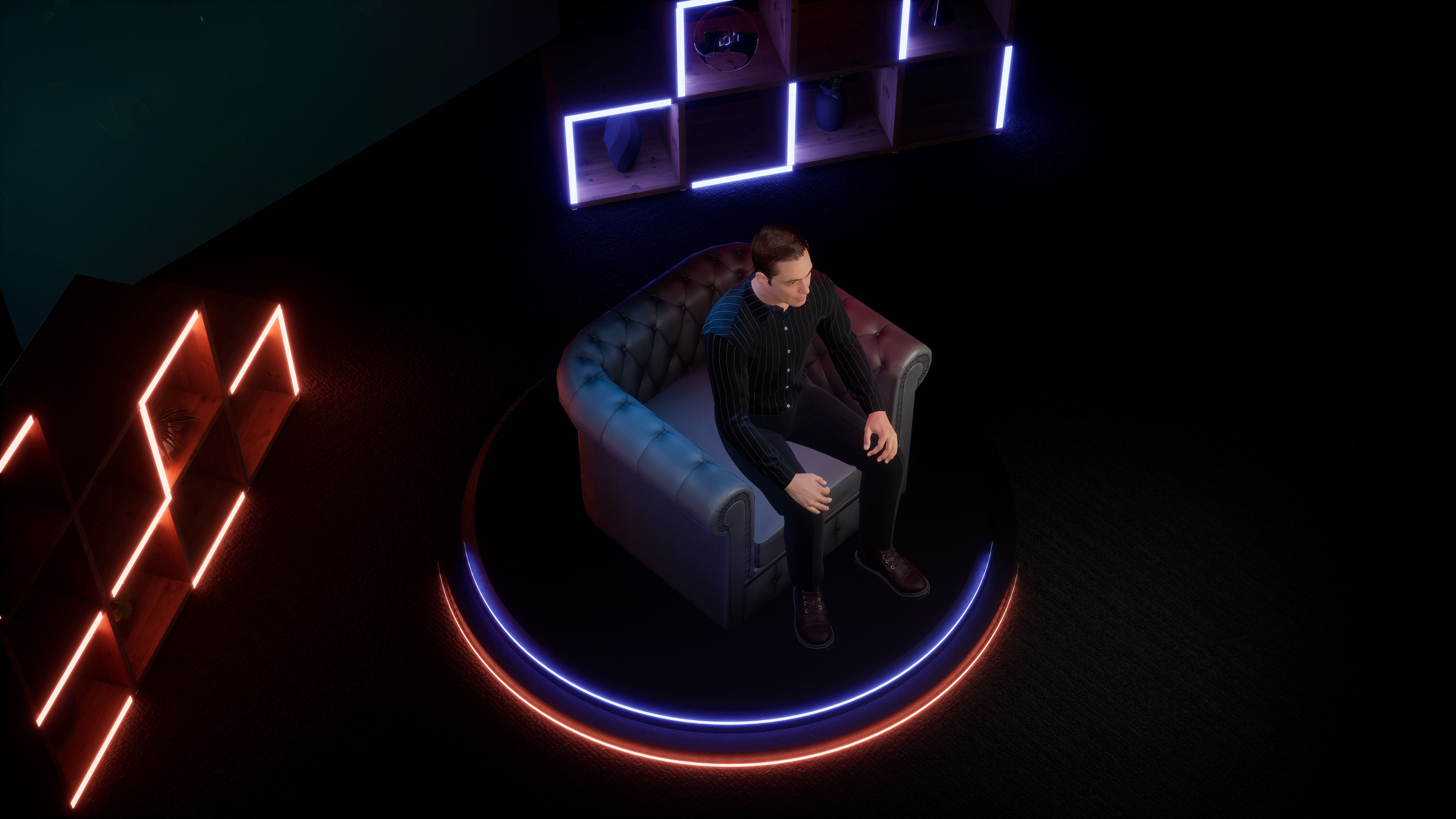 Virtual studio "Blue and Red" — Изображение №5 — Графика, 3D на Dprofile