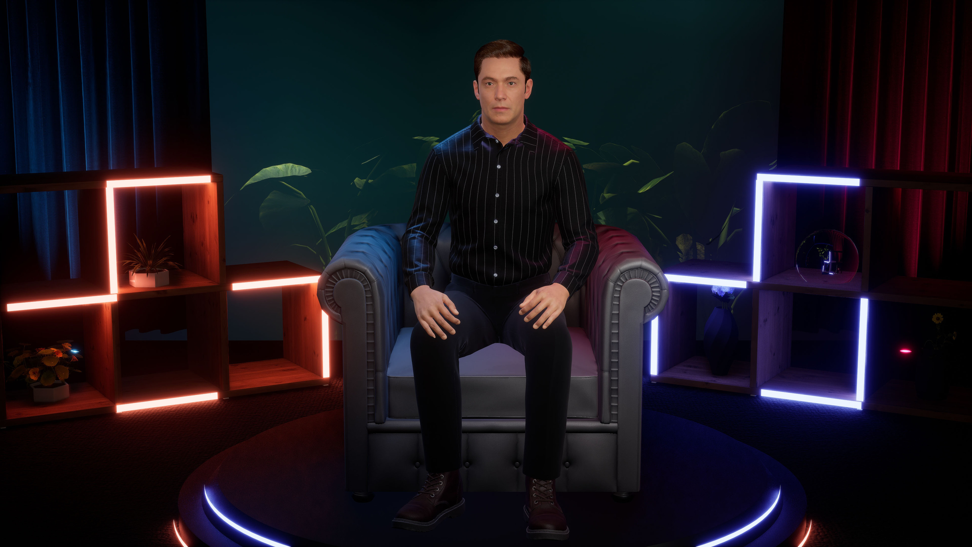 Virtual studio "Blue and Red" — Изображение №6 — Графика, 3D на Dprofile