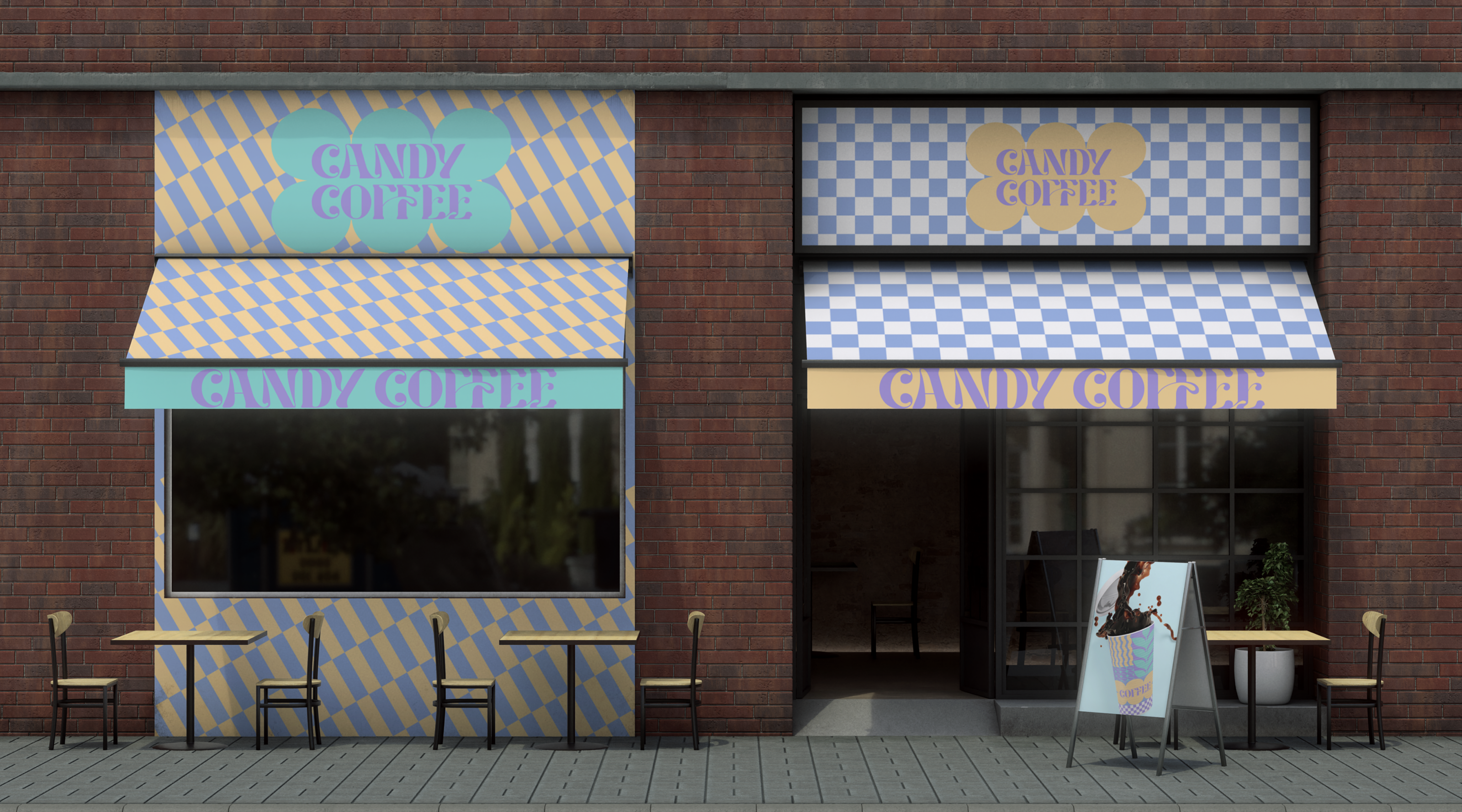 Candy Coffee — Изображение №1 — Брендинг, Графика на Dprofile
