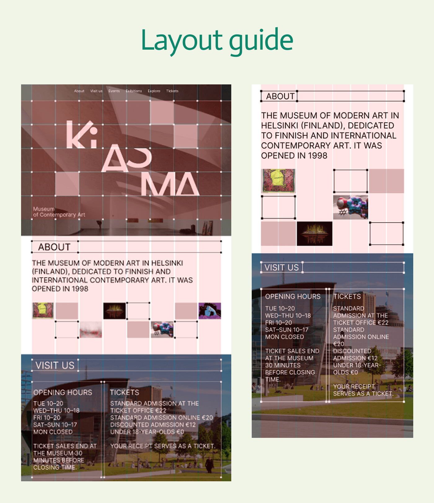 Сайт для художественной галереи — Изображение №6 — Интерфейсы на Dprofile