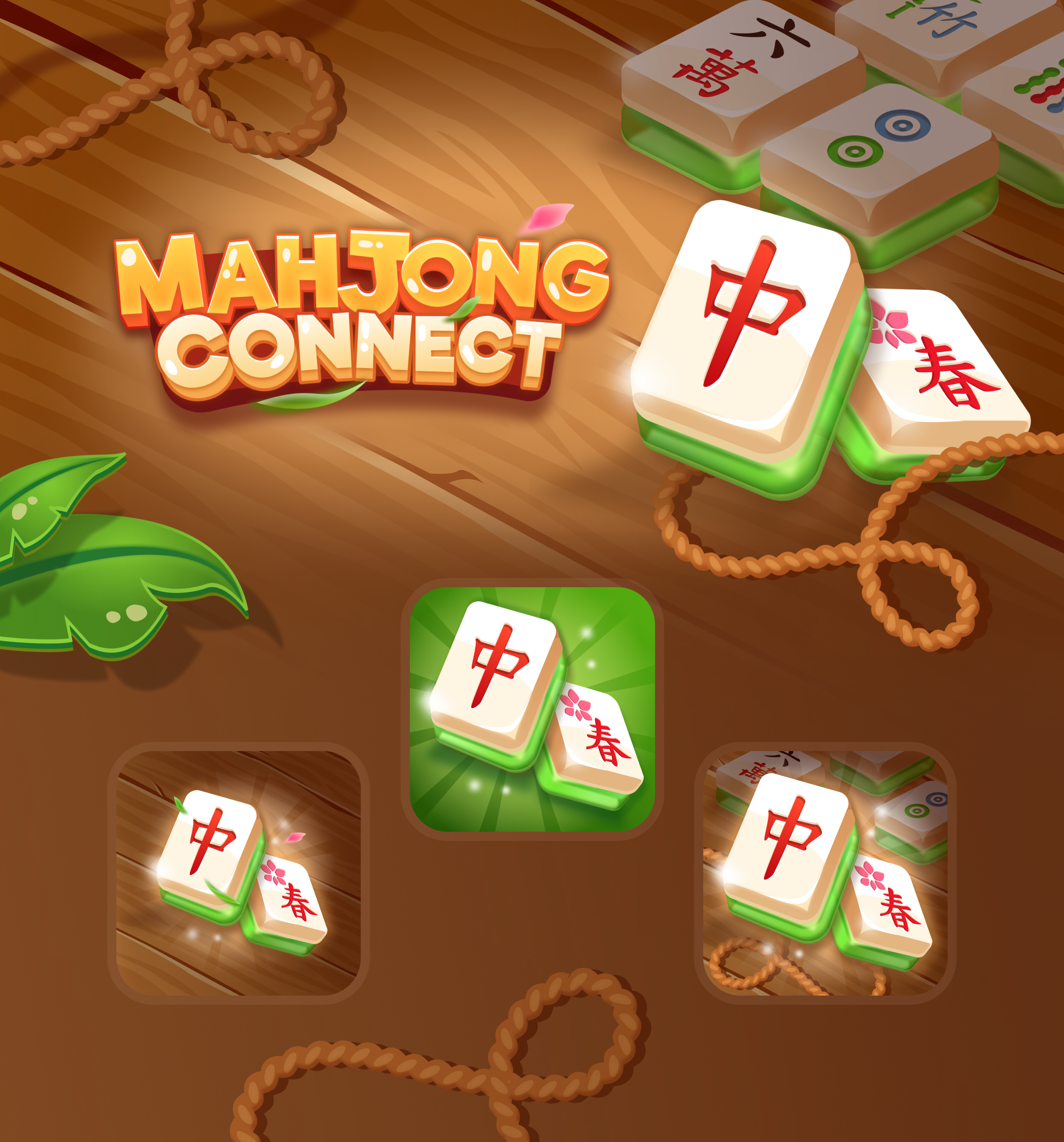 Mahjong Connect | Лого, иконки — Изображение №1 — Иллюстрация, Графика на Dprofile