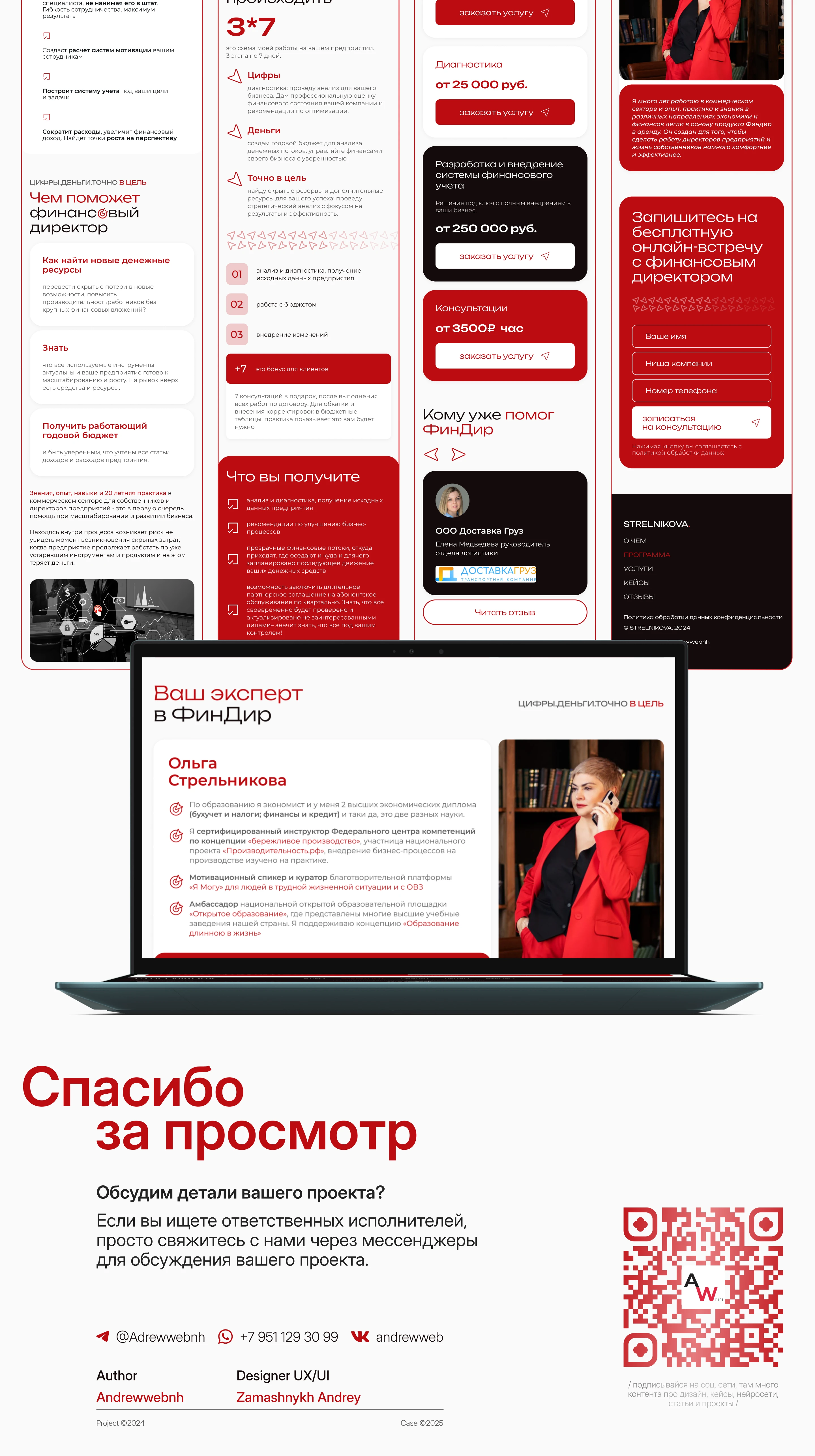 Сайт под ключ для услуг финансового директора — Изображение №7 — Интерфейсы, Брендинг на Dprofile