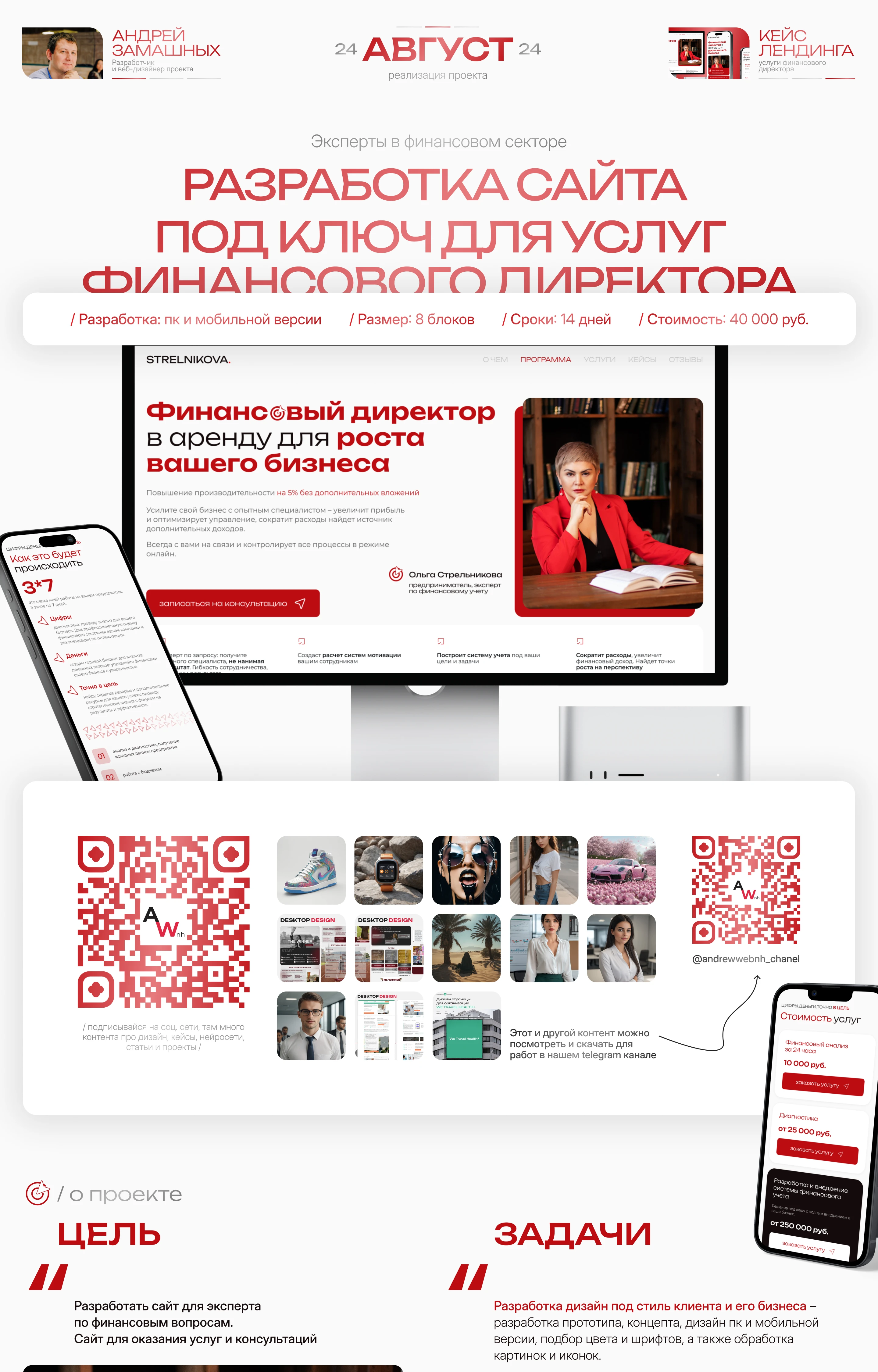 Сайт под ключ для услуг финансового директора — Изображение №1 — Интерфейсы, Брендинг на Dprofile