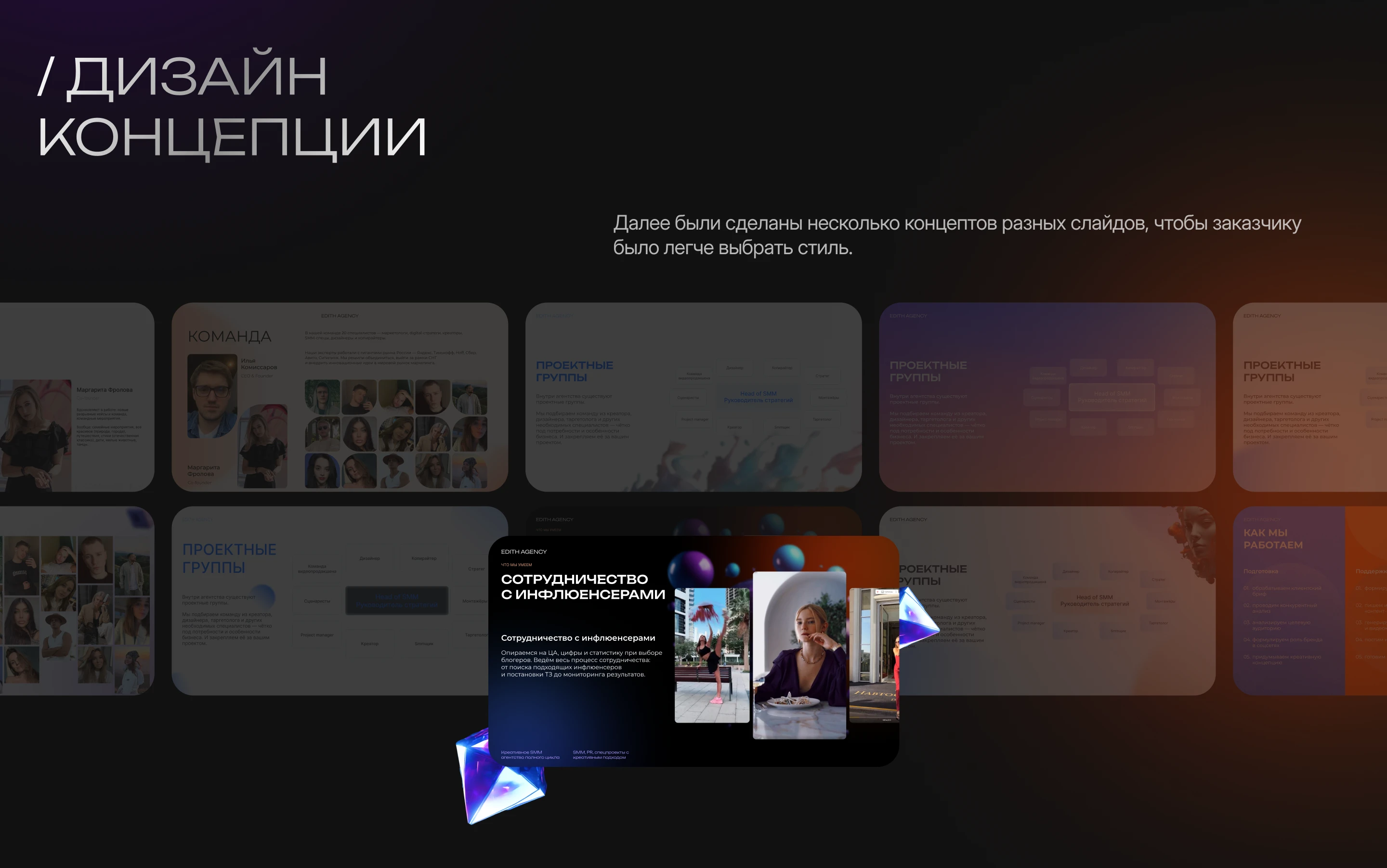 Презентация для SMM-агентства — Изображение №5 — Интерфейсы, Брендинг на Dprofile