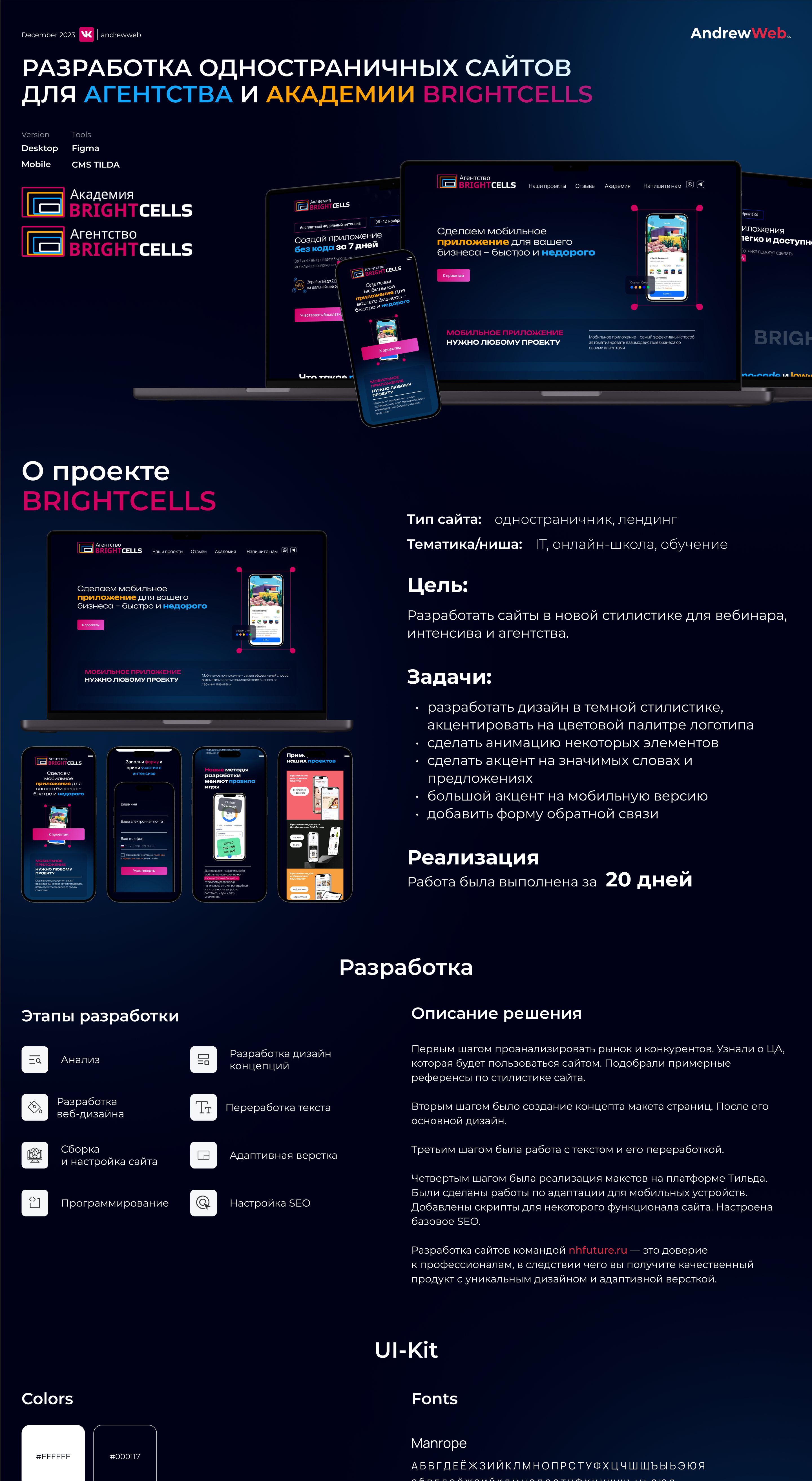 Лендинги для онлайн-академии и агентства — Изображение №1 — Маркетинг, Интерфейсы на Dprofile