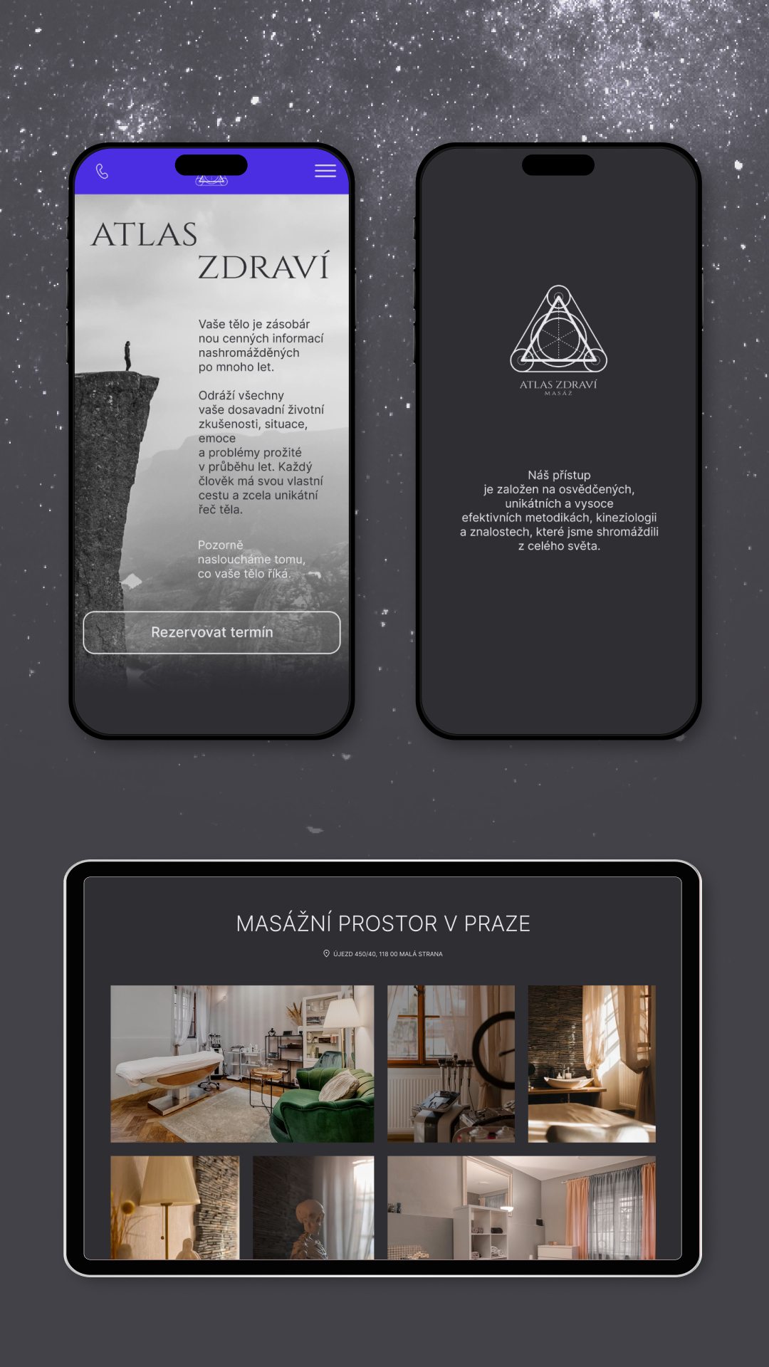 Сайт для проекта Atlas Zdravi (г. Прага) — Изображение №3 — Интерфейсы, Брендинг на Dprofile