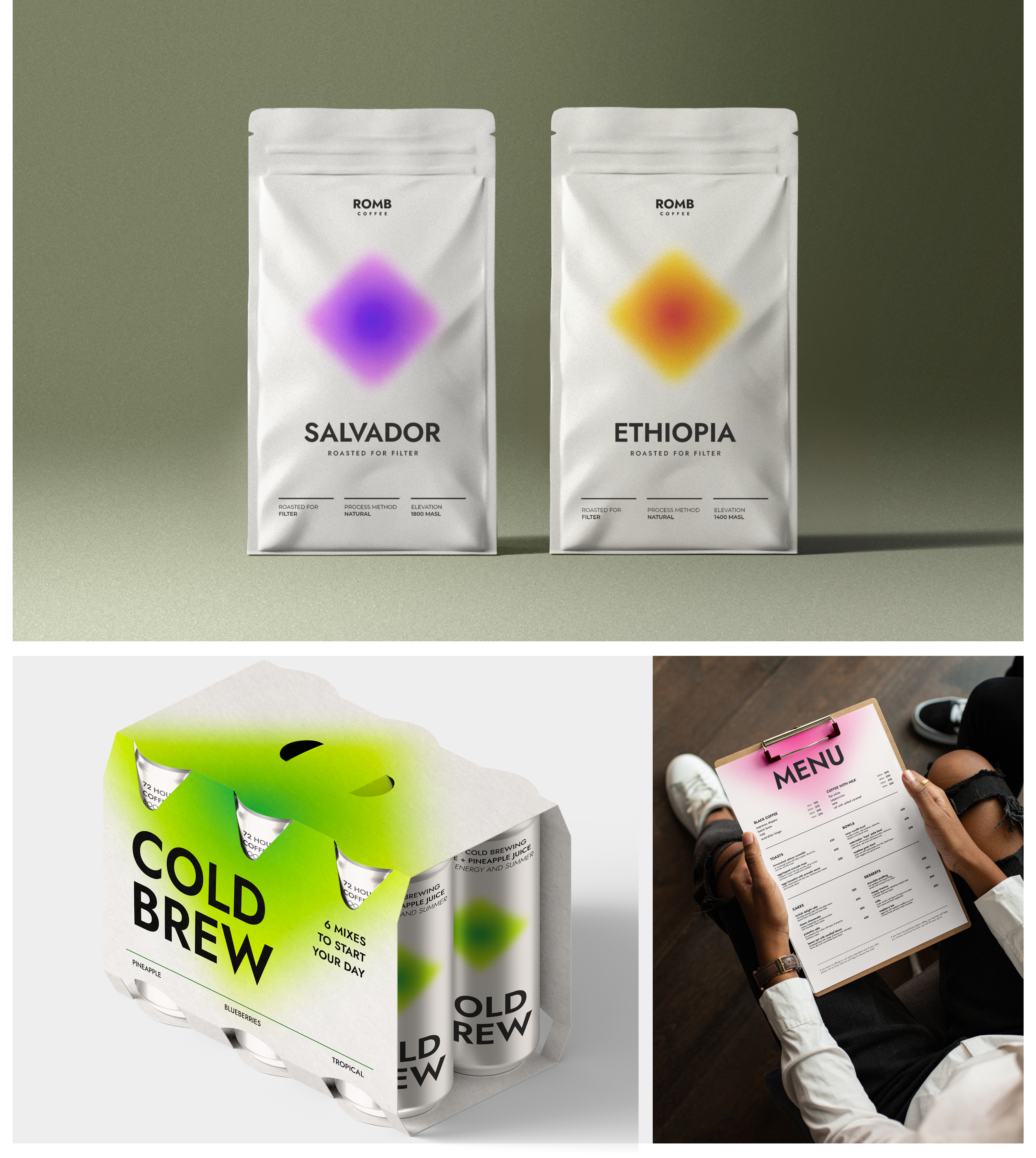 ROMB COFFEE: BRAND IDENTITY — Изображение №11 — Брендинг на Dprofile