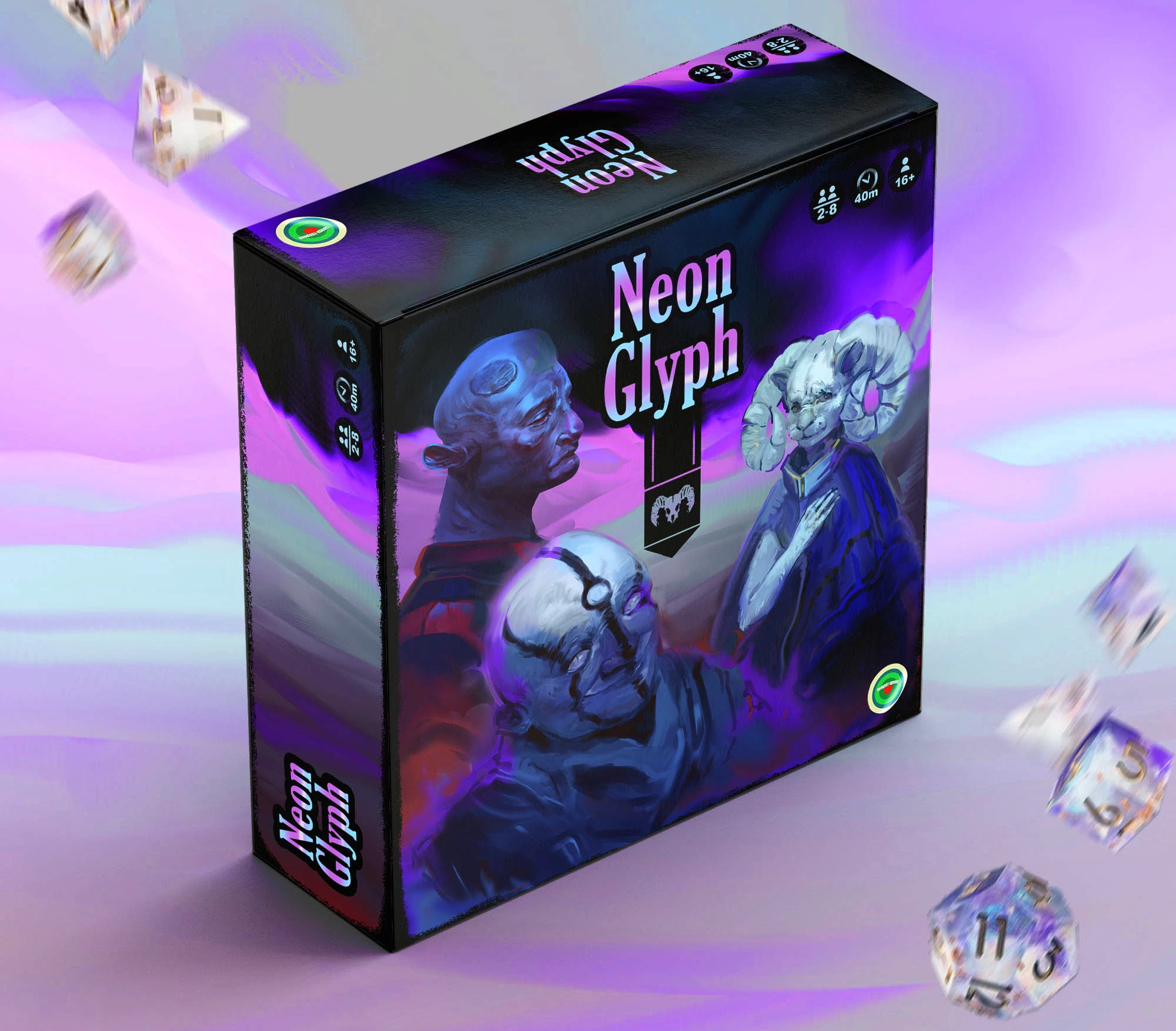 Neon Glyph | Иллюстрации для настольной игры — Изображение №2 — Иллюстрация на Dprofile