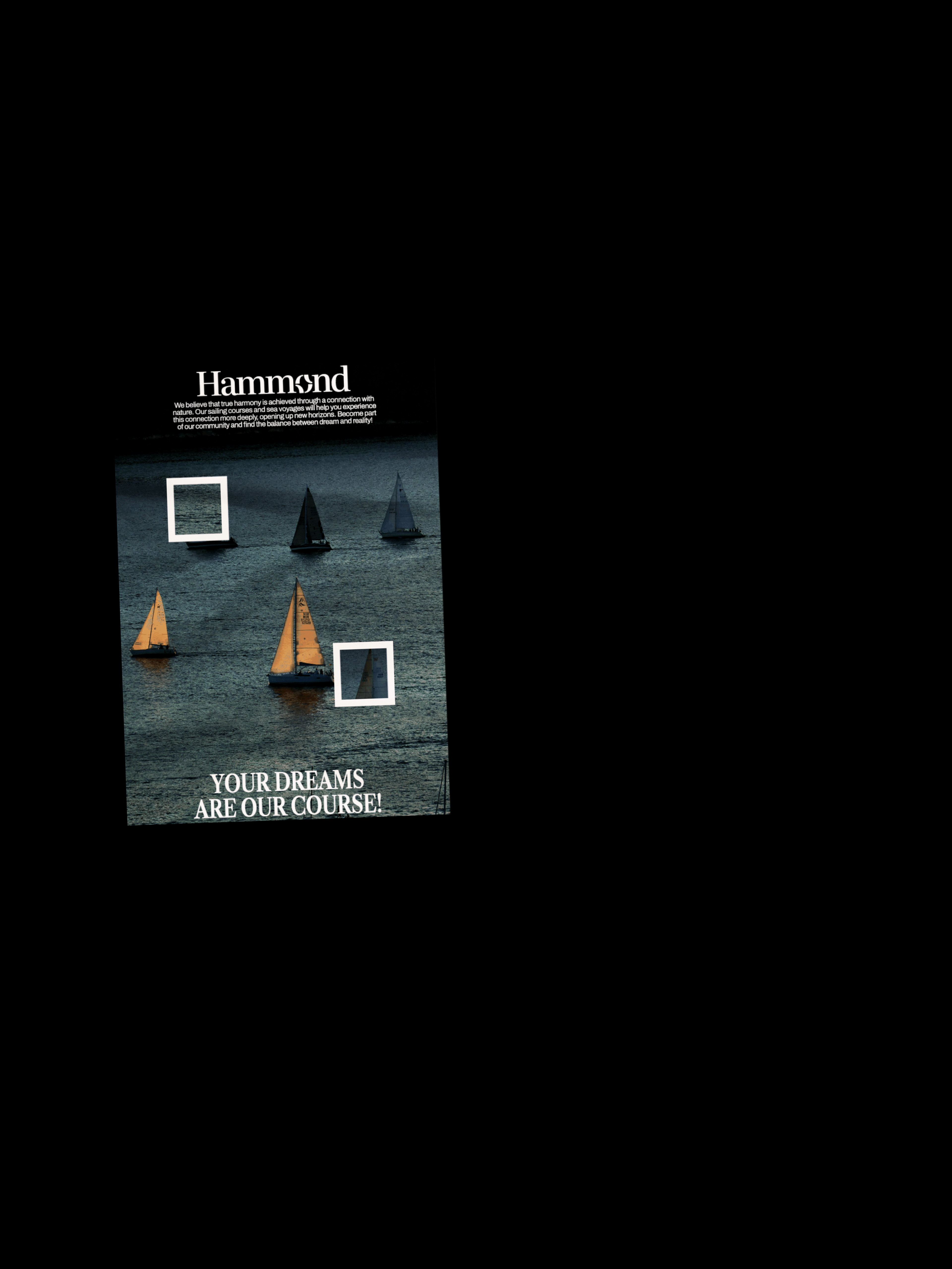 Hammond | Айдентика для яхт клуба — Изображение №15 — Брендинг, Графика на Dprofile