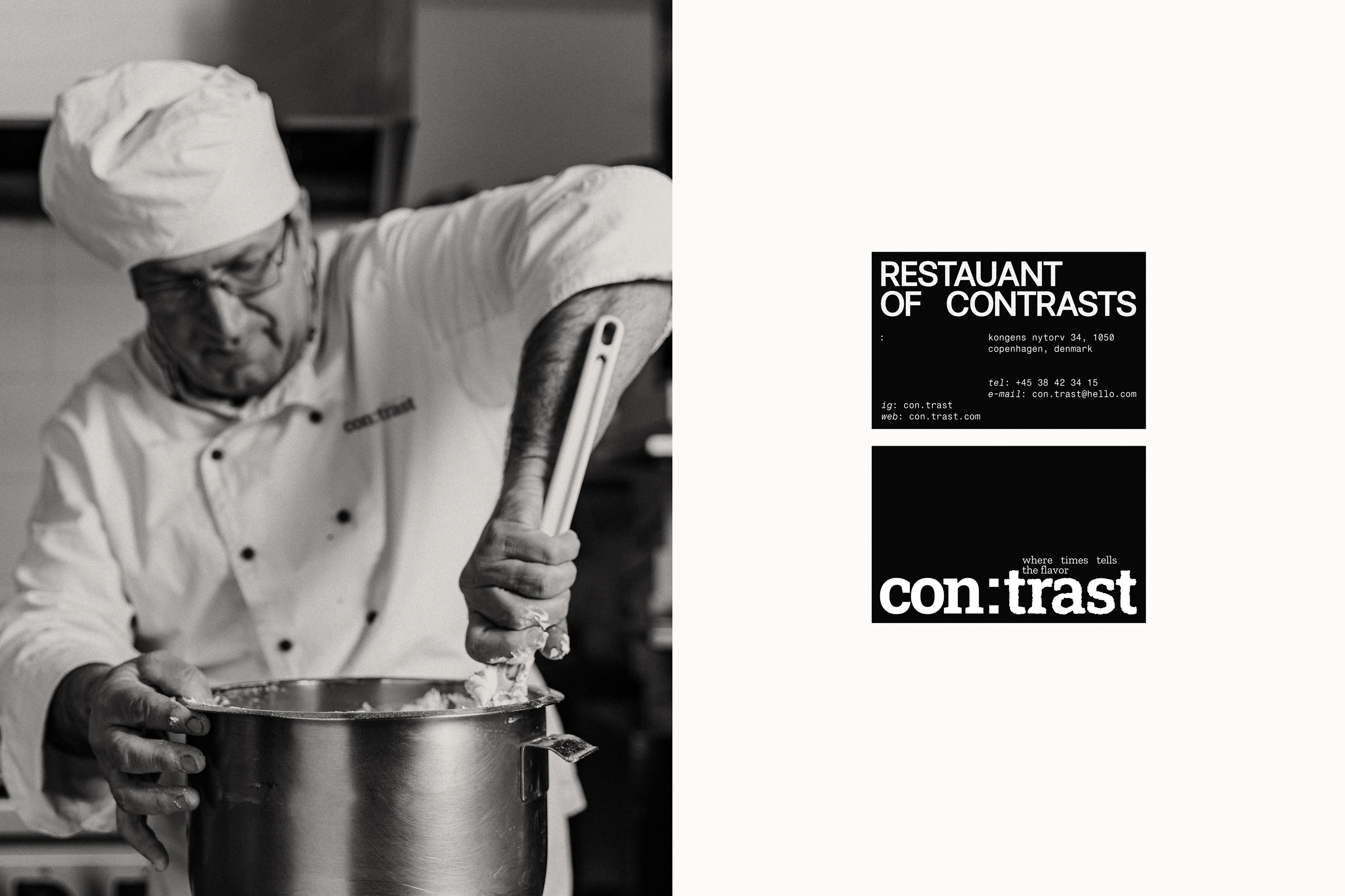 con:trast | Айдентика для ресторана — Изображение №18 — Брендинг, Графика на Dprofile
