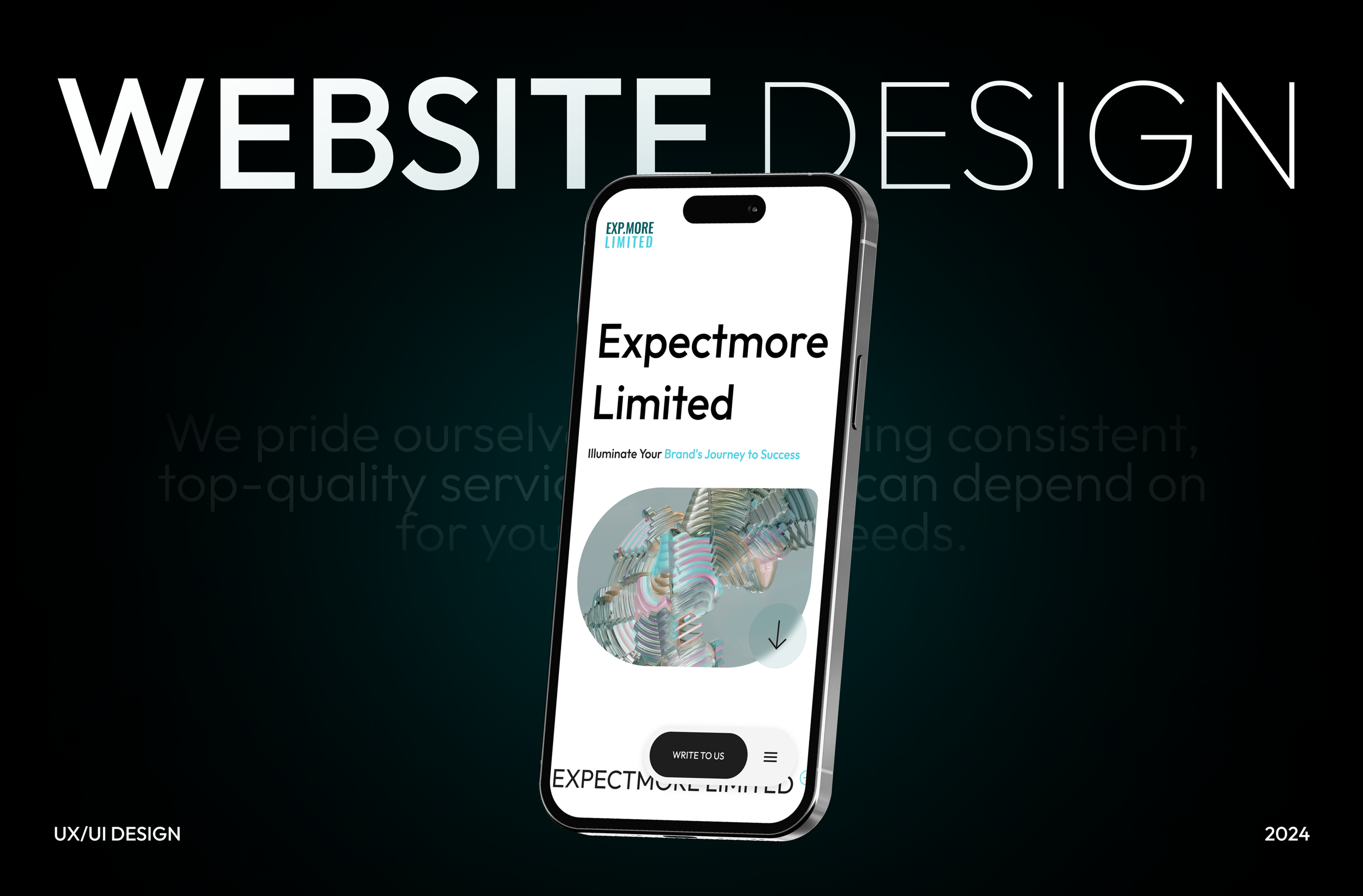 Exp.more Limited | Corporate website design — Изображение №1 — Интерфейсы, Брендинг на Dprofile