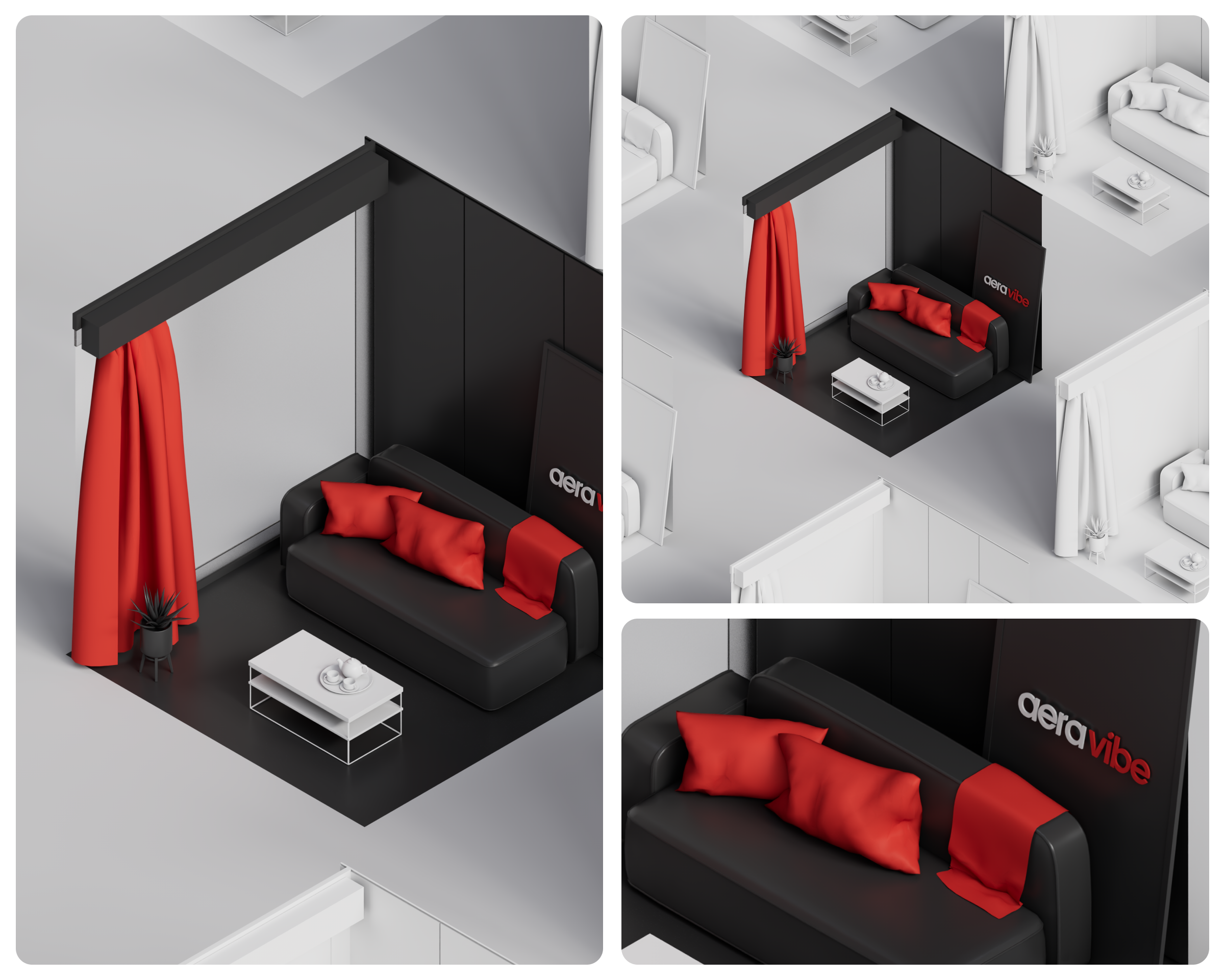 aera vibe — Изображение №7 — Брендинг, 3D на Dprofile