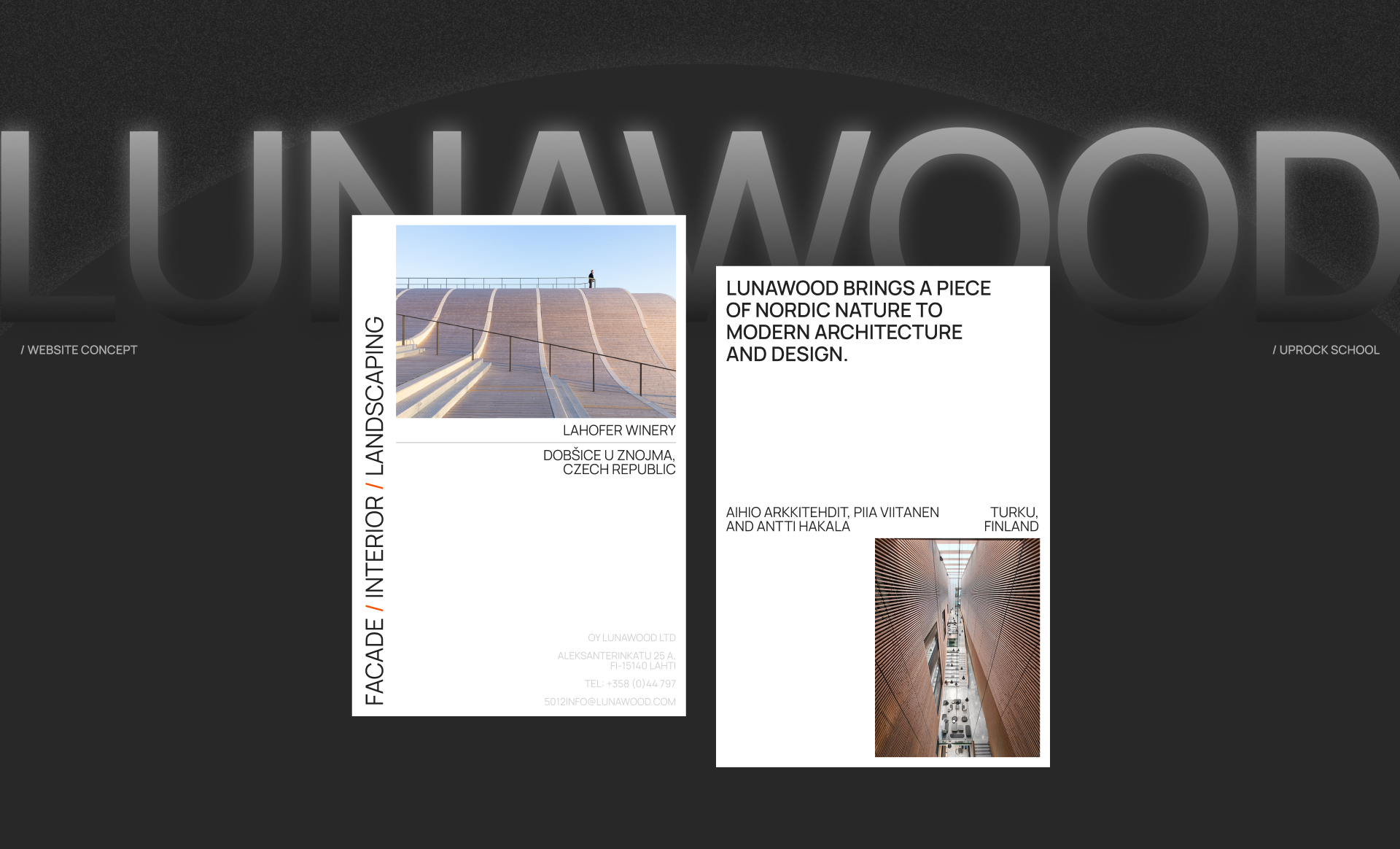 Lunawood | Corporate website — Изображение №1 — Интерфейсы, Анимация на Dprofile