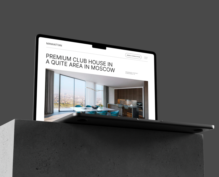 Manhattan club house — Интерфейсы, Графика на Dprofile