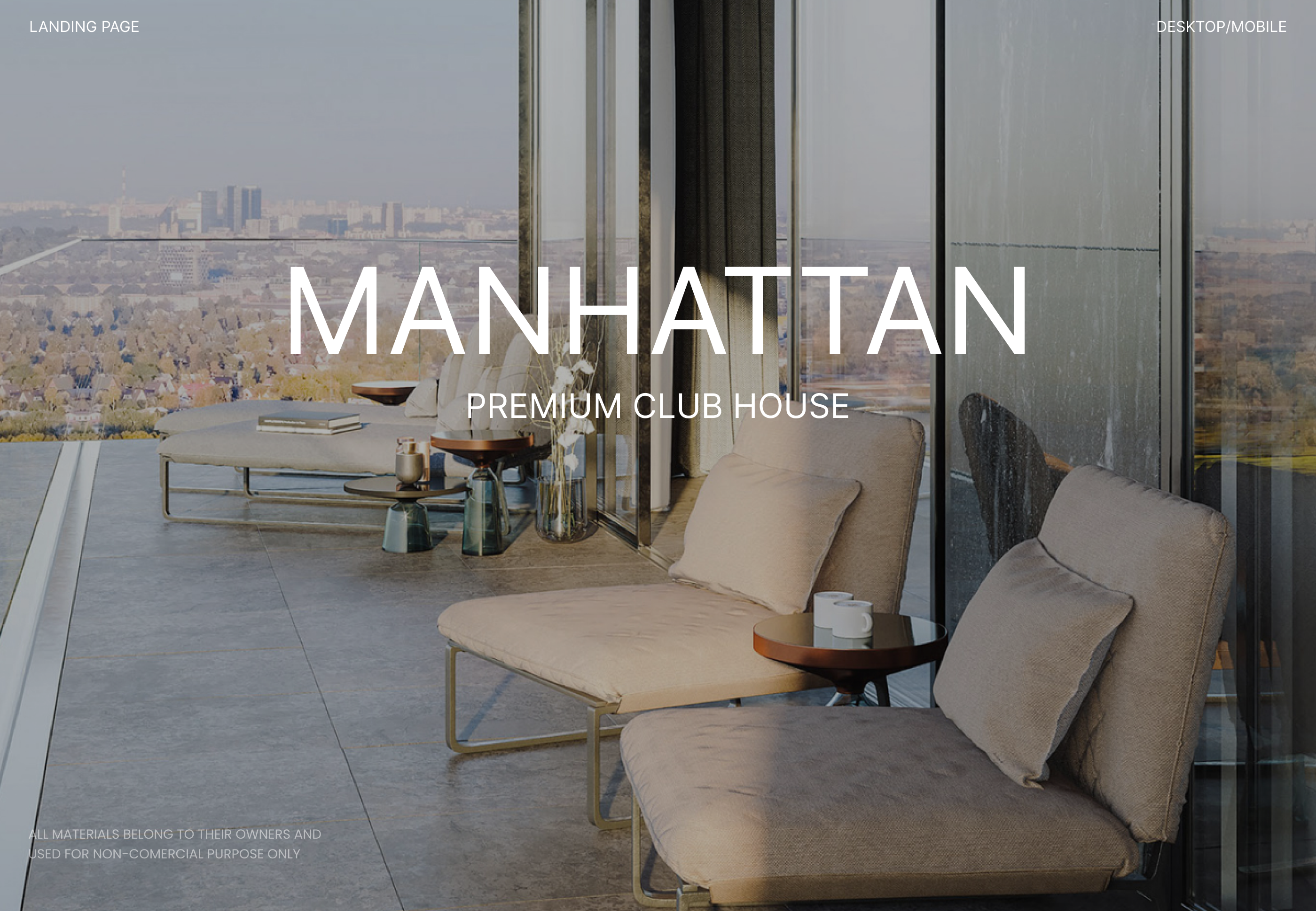 Manhattan club house — Изображение №1 — Интерфейсы, Графика на Dprofile