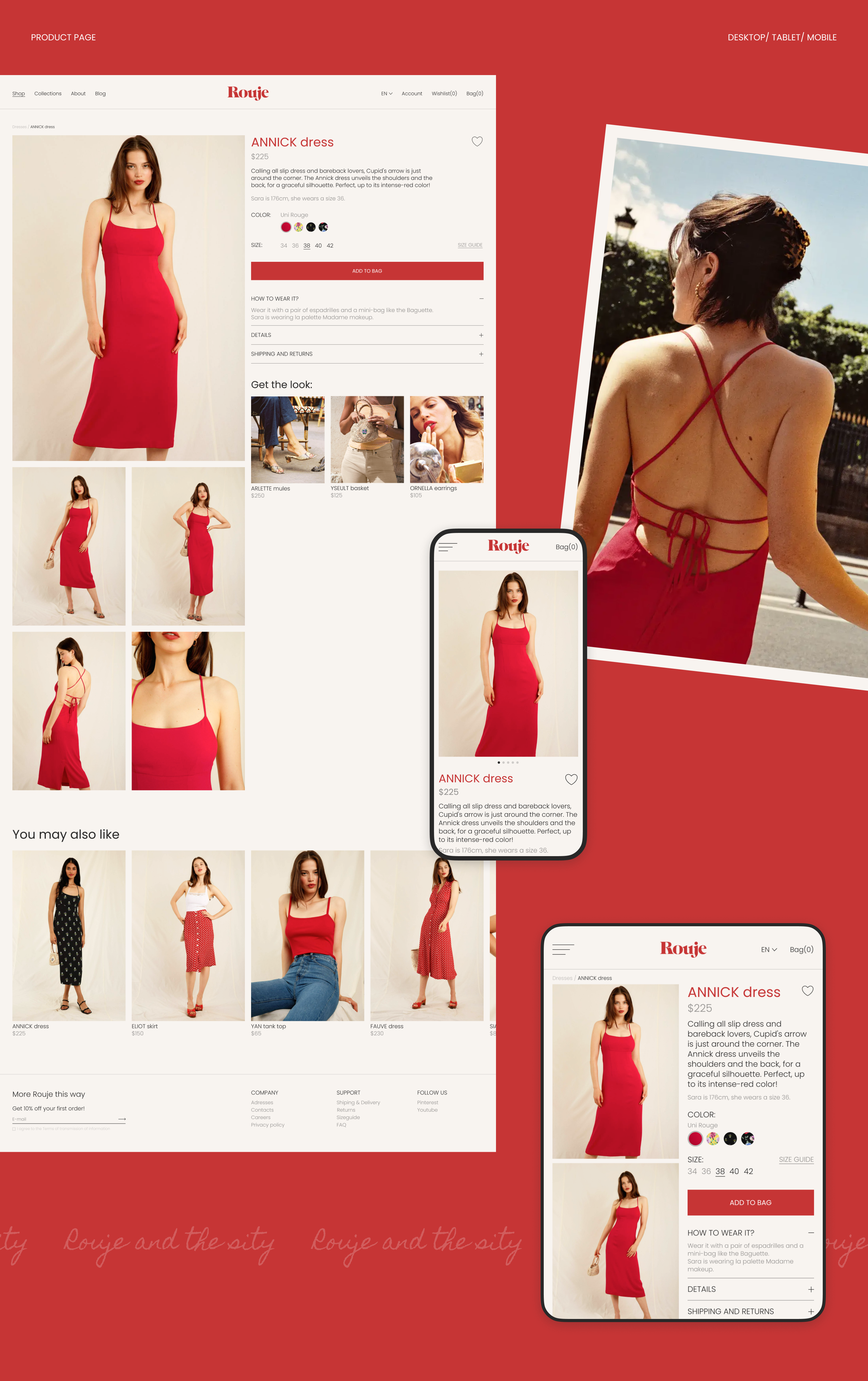 Rouje | E-commerce redesign — Изображение №7 — Интерфейсы на Dprofile