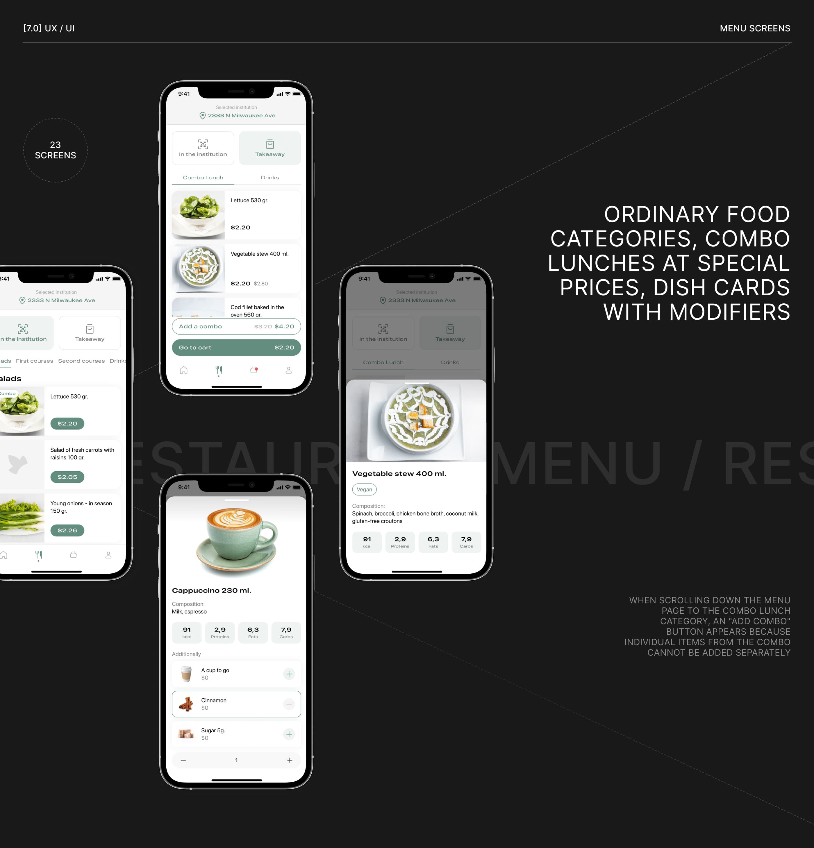 Restaurant Mobile App UX/UI | Petrushka — Изображение №9 — Интерфейсы, Анимация на Dprofile