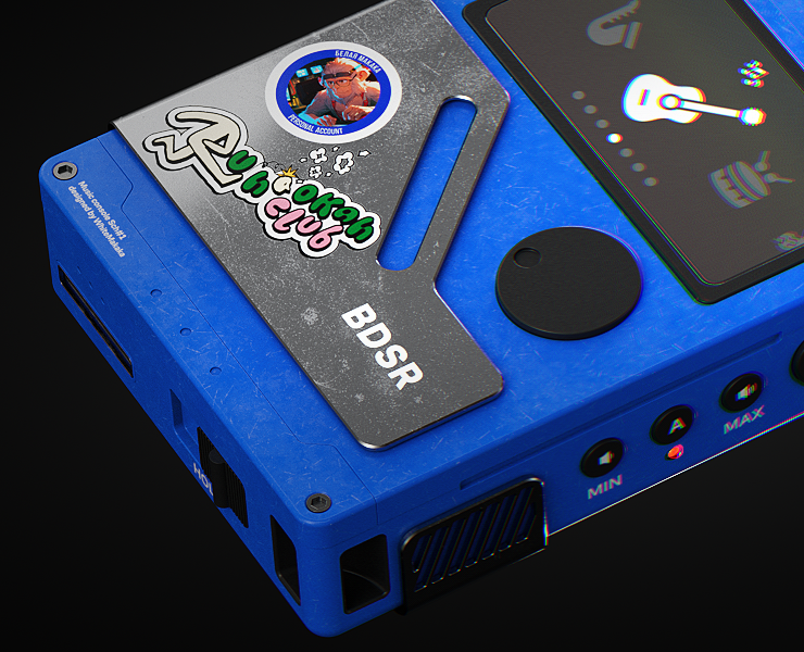 3d modeling-music console на Dprofile