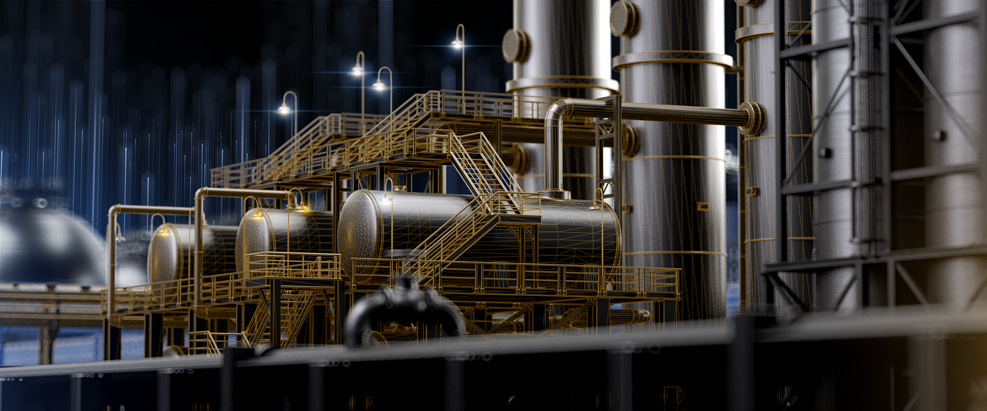 3d modeling - oil plant — Изображение №7 — 3D на Dprofile
