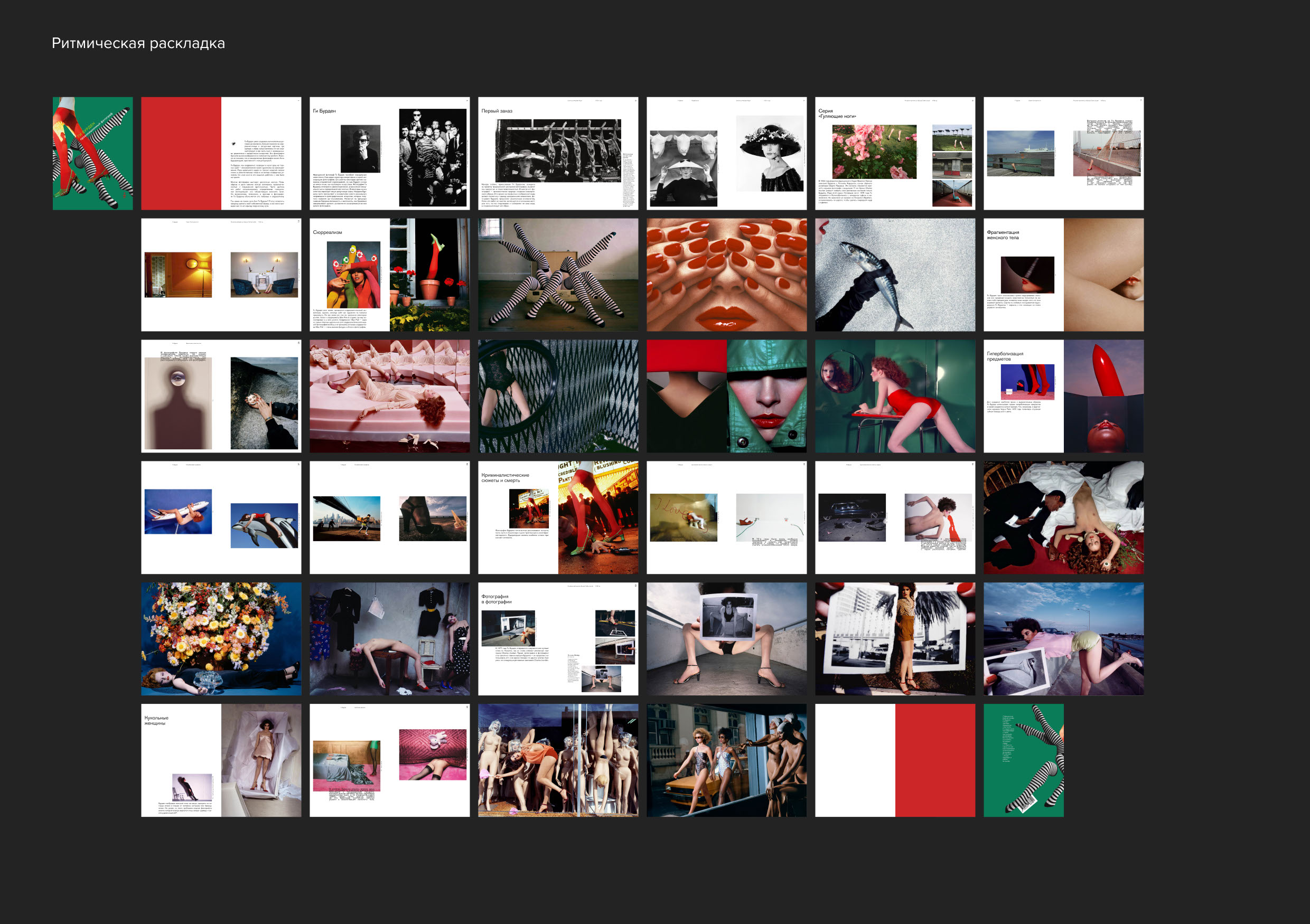 Дизайн книги о фешн фотографе Guy Bourdin — Изображение №8 — Графика на Dprofile