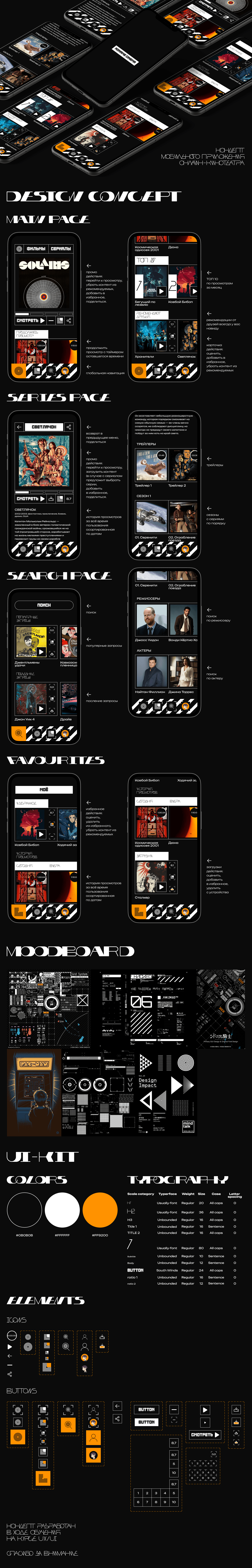 Noname Online Cinema app [concept] — Изображение №1 — Интерфейсы на Dprofile