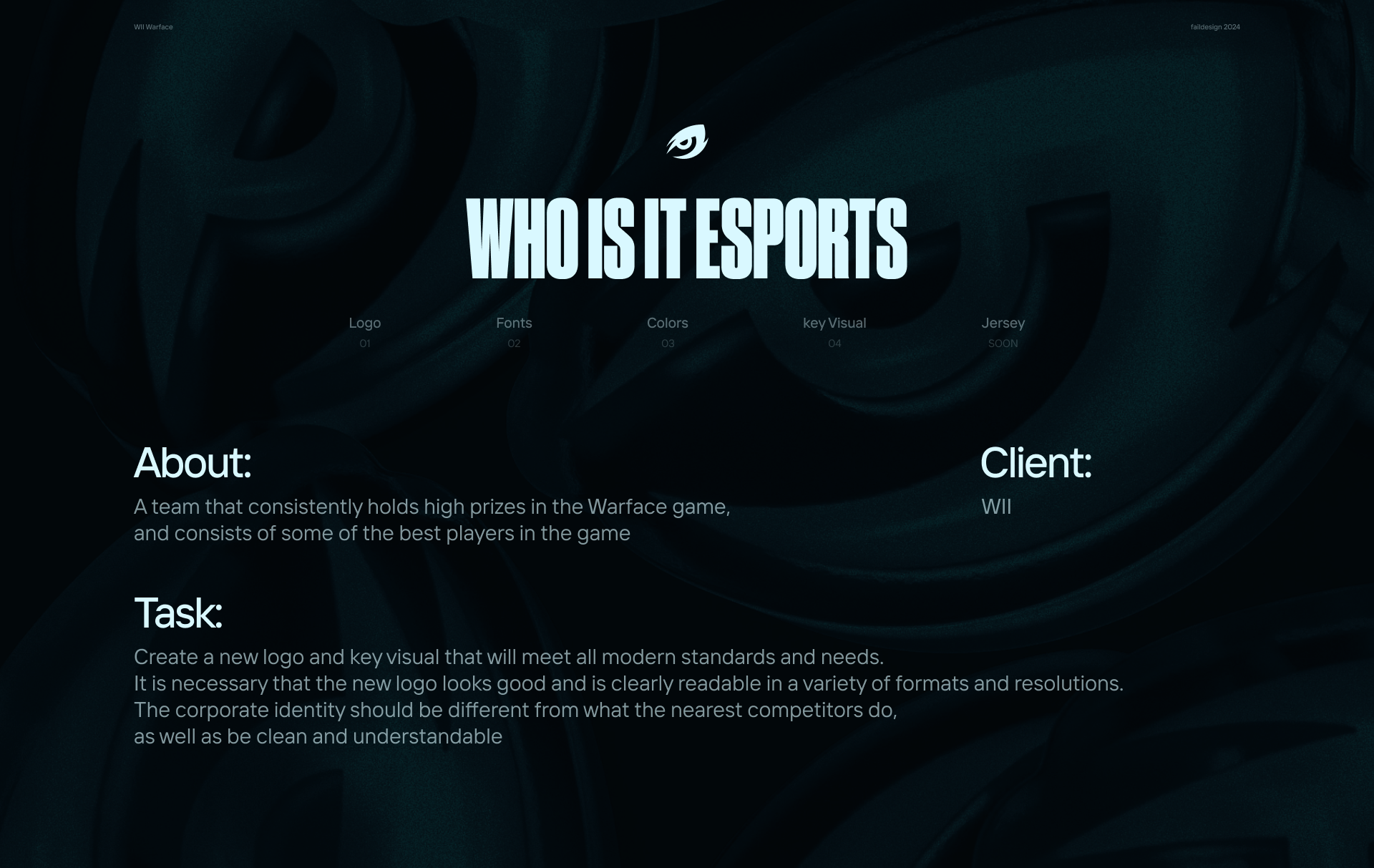WII Esports. PS, AI, Blender 3D — Изображение №1 — Брендинг, 3D на Dprofile