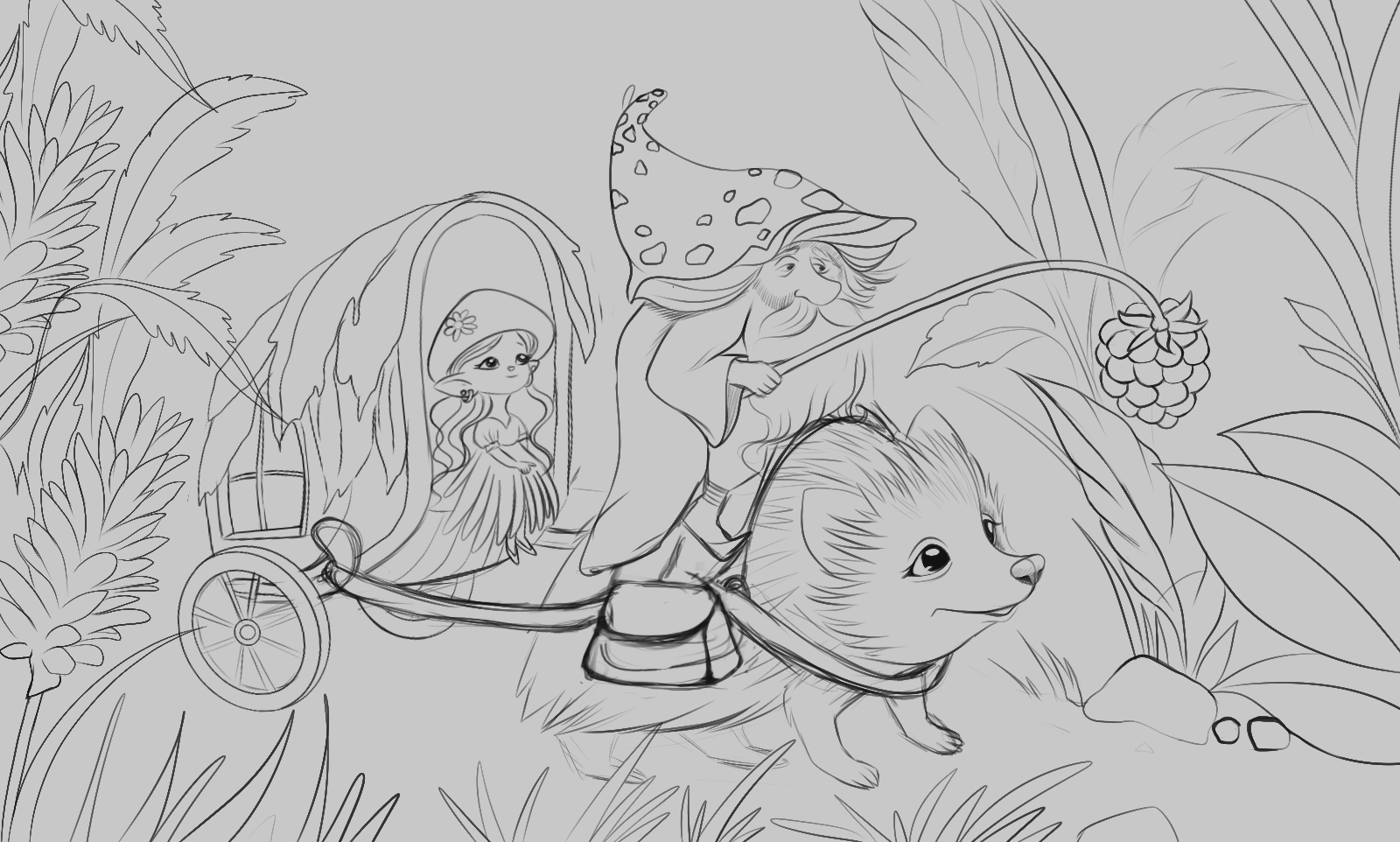 Illustration The Inhabitants of Fairyland — Изображение №4 — Иллюстрация на Dprofile