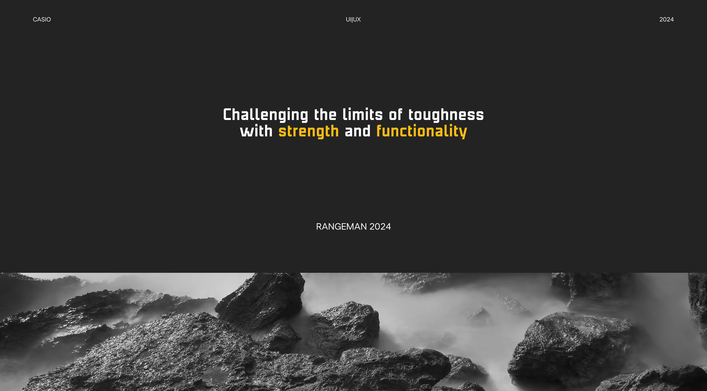 G-SHOCK RANGEMAN - Landing Page Design — Изображение №1 — Интерфейсы на Dprofile