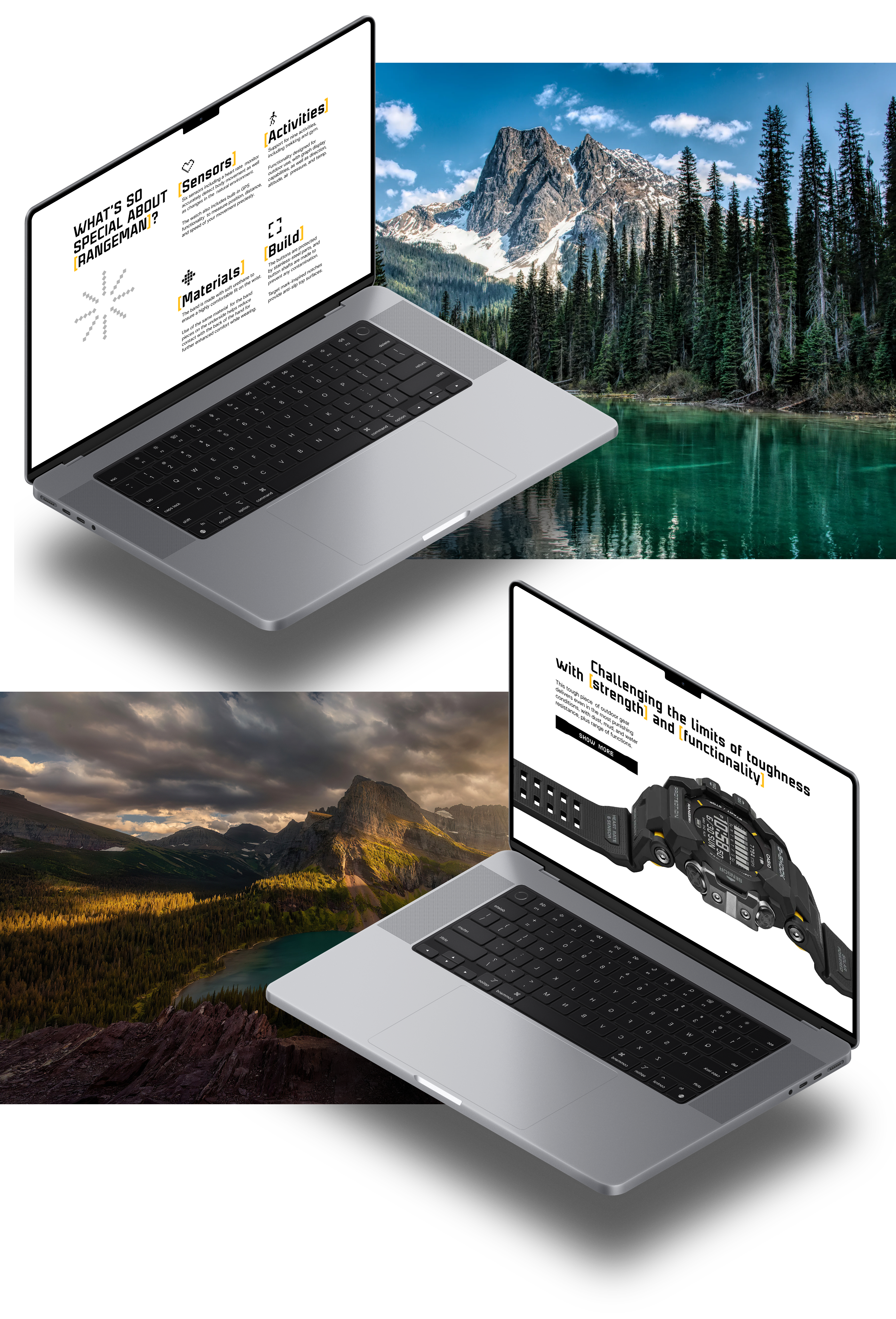 G-SHOCK RANGEMAN - Landing Page Design — Изображение №6 — Интерфейсы на Dprofile