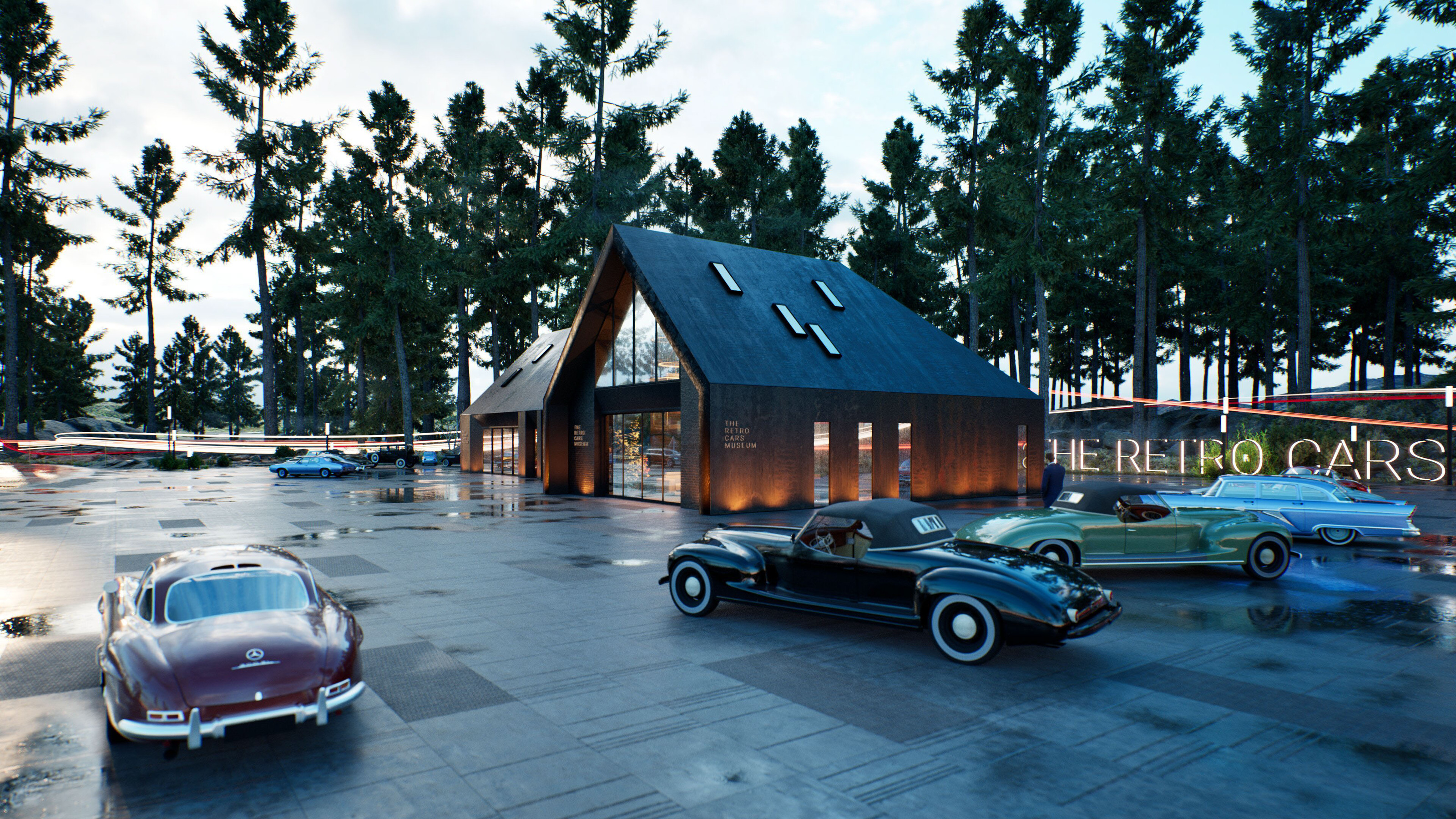 The Retro Cars Museum — Изображение №1 — Иллюстрация, 3D на Dprofile