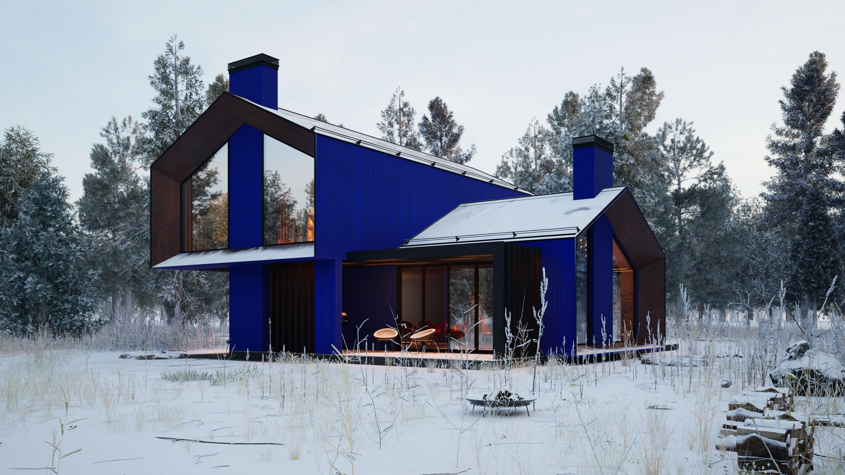 Barn house — Изображение №5 — Иллюстрация, 3D на Dprofile