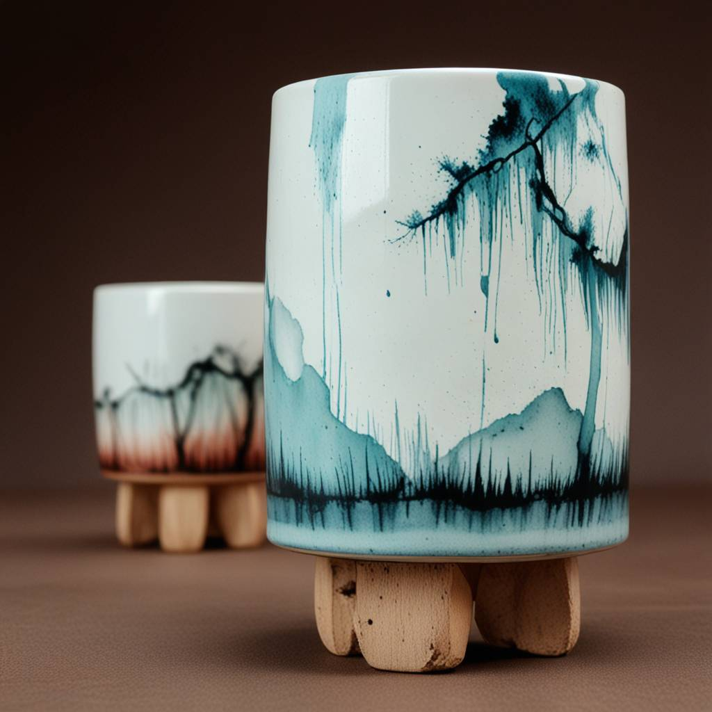 BASED ON JAPANESE RAKU CERAMICS — Изображение №7 — Иллюстрация, 3D на Dprofile