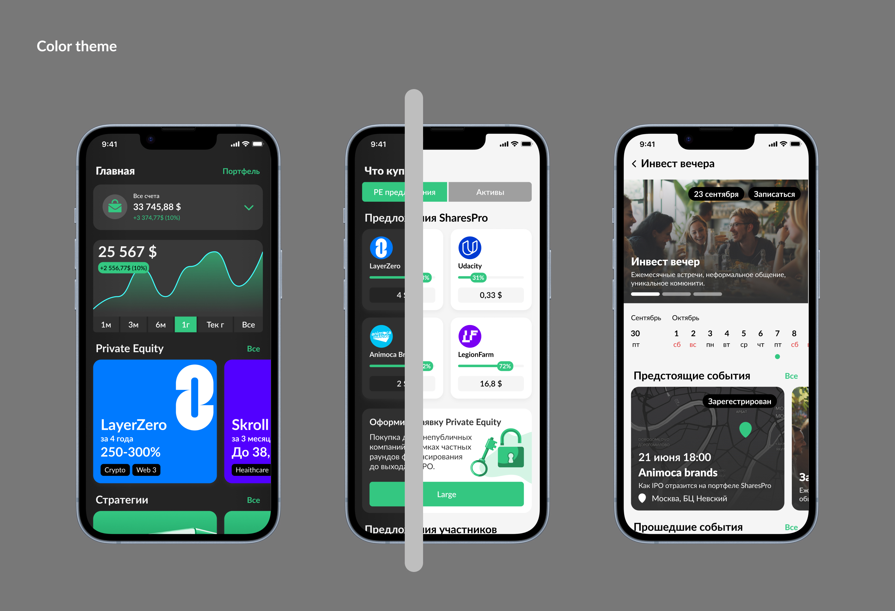 SharesPro App — Изображение №12 — Интерфейсы на Dprofile